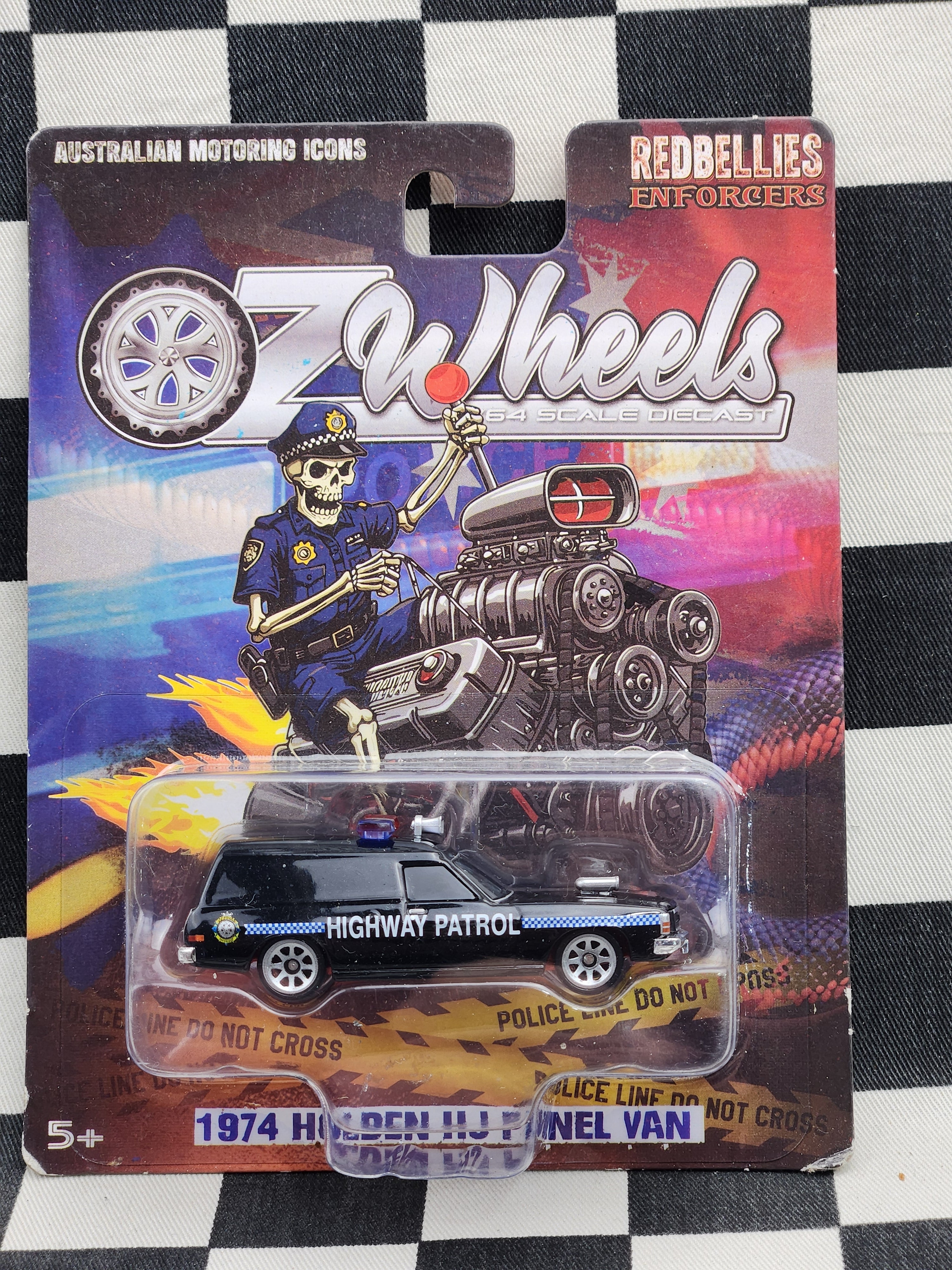 Oz Wheels Redbellies Enforcers Police Holden HJ Panel Van