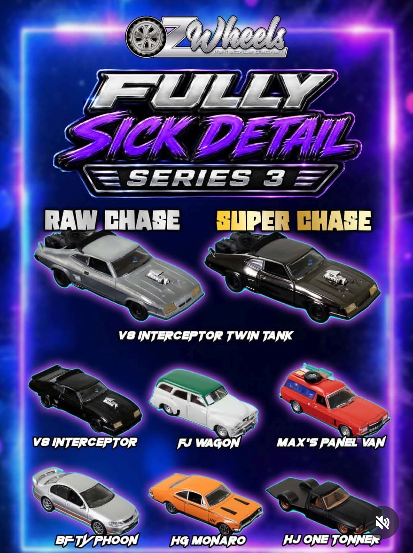 OZ Wheels FSD S3 Factory Sealed Box of 12 Cars STRICTLY PICKUP ONLY