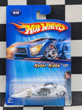 Hot Wheels 2005 Rebel Rides W-oozie Motorcycle White