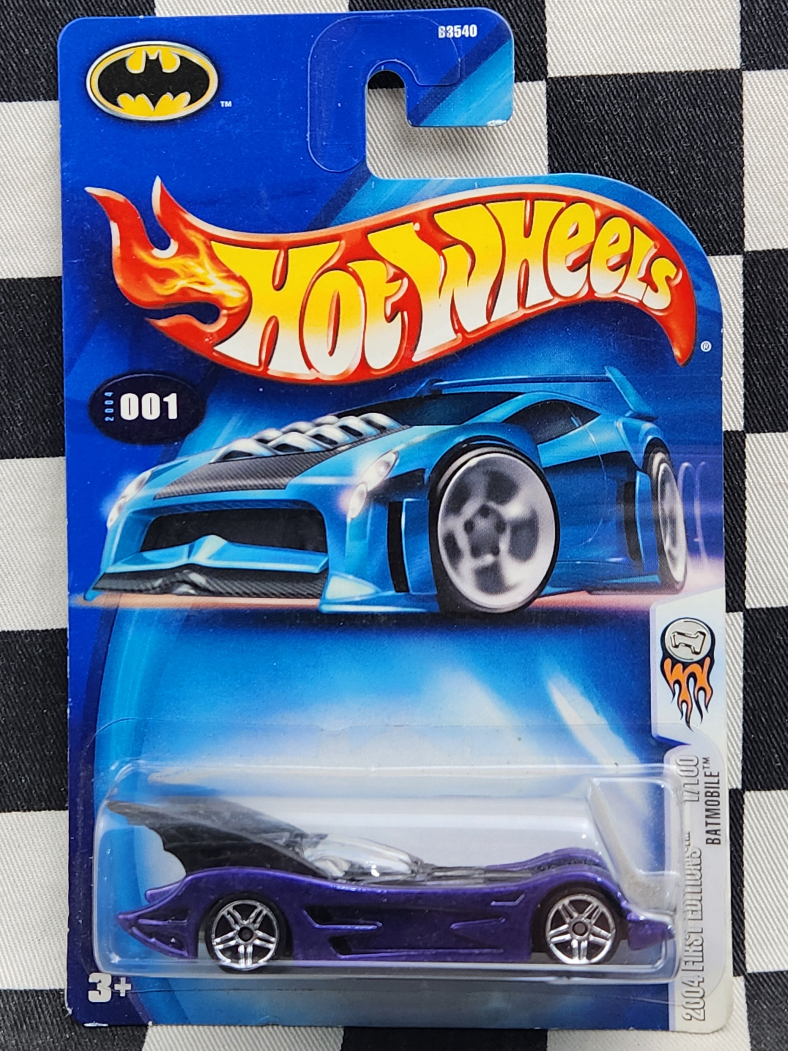 Hot Wheels 2004 First Edition Batmobile Purple