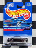 Hot Wheels 1999 Pinstripe Power Series  Tail Dragger Kustom Lead Sled Merc Ford Black