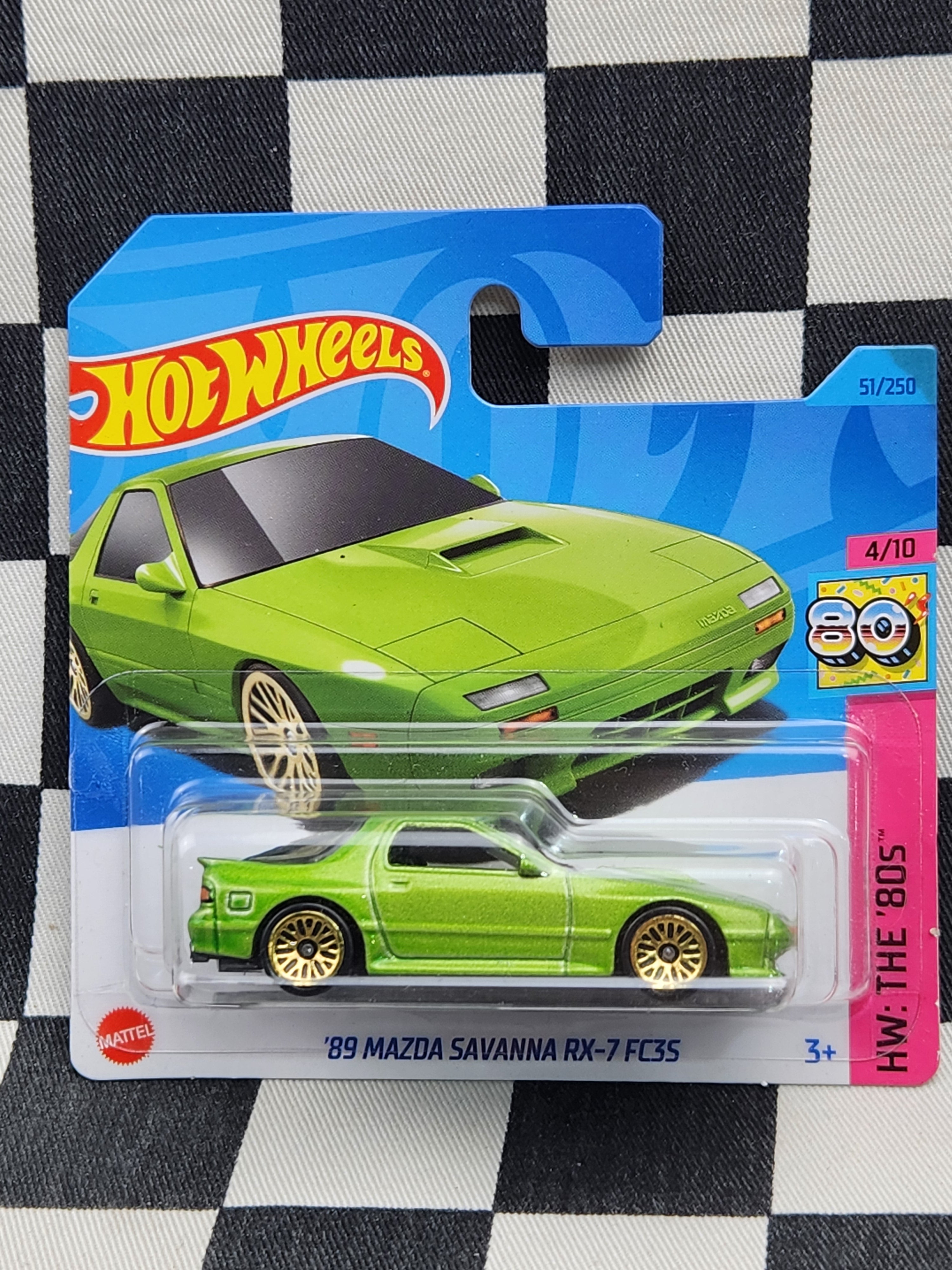 Hot Wheels 2023 The 80s 89 Mazda Savanna RX7 Fc35 Green