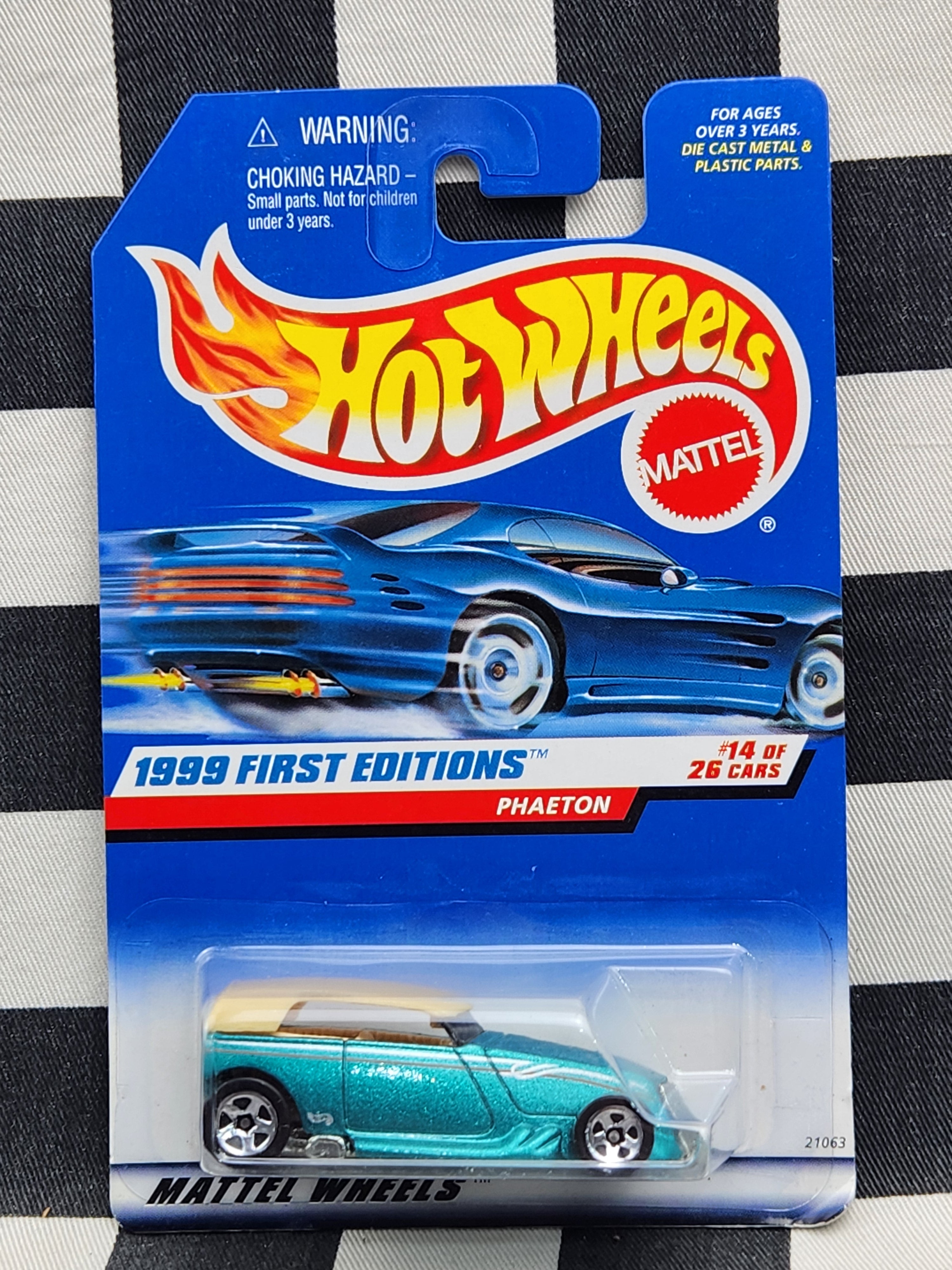 Hot Wheels 1999 First Edition Phaeton Hot Rod Green