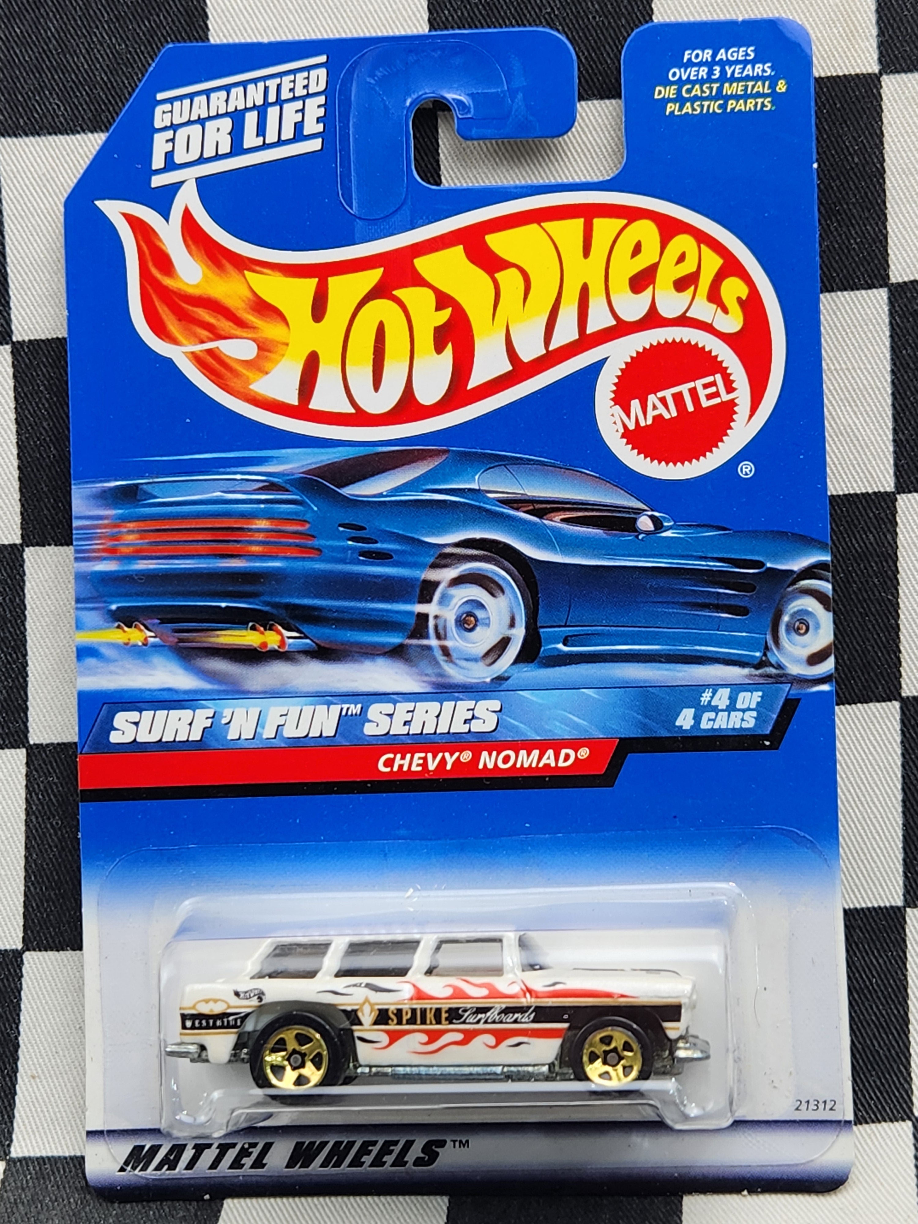 Hot Wheels 1999 Surf n Fun Series 55 Chevy Nomad
