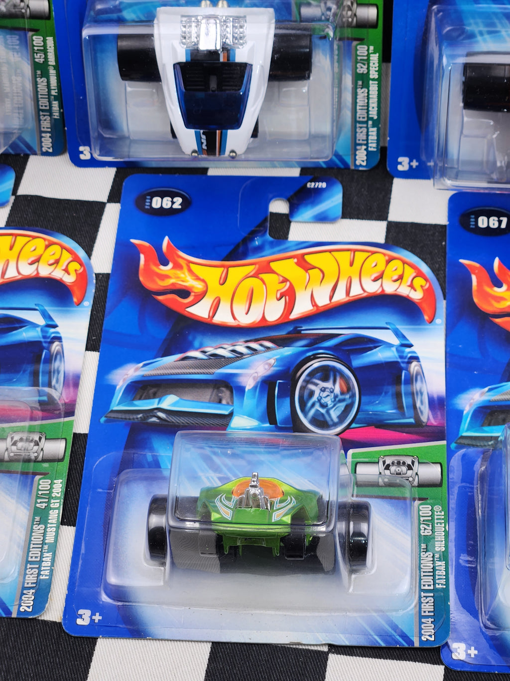 Hot Wheels 2004 First Editions Fatbax Set of 10 Cars plus Variation Colour