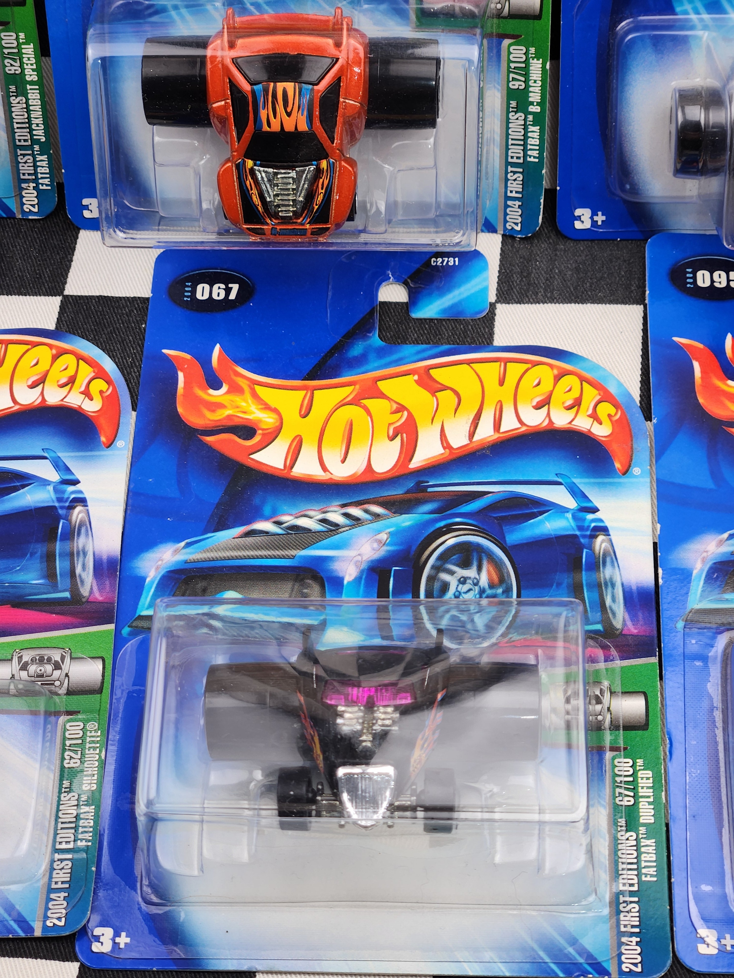 Hot Wheels 2004 First Editions Fatbax Set of 10 Cars plus Variation Colour