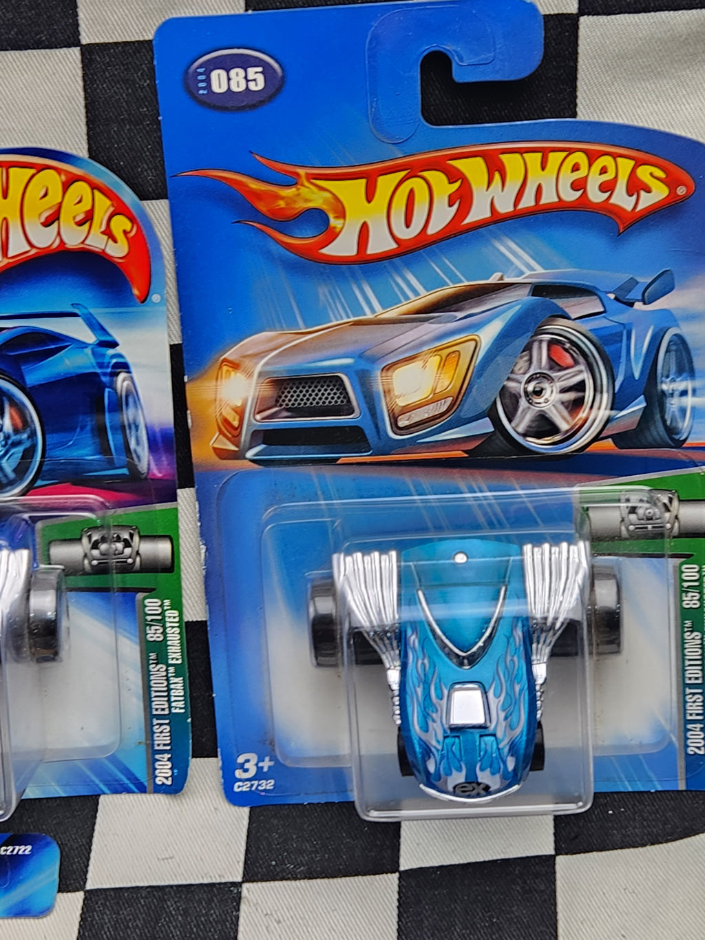 Hot Wheels 2004 First Editions Fatbax Set of 10 Cars plus Variation Colour