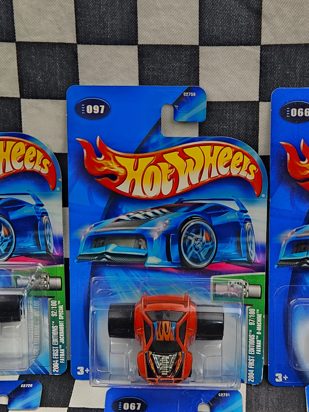 Hot Wheels 2004 First Editions Fatbax Set of 10 Cars plus Variation Colour