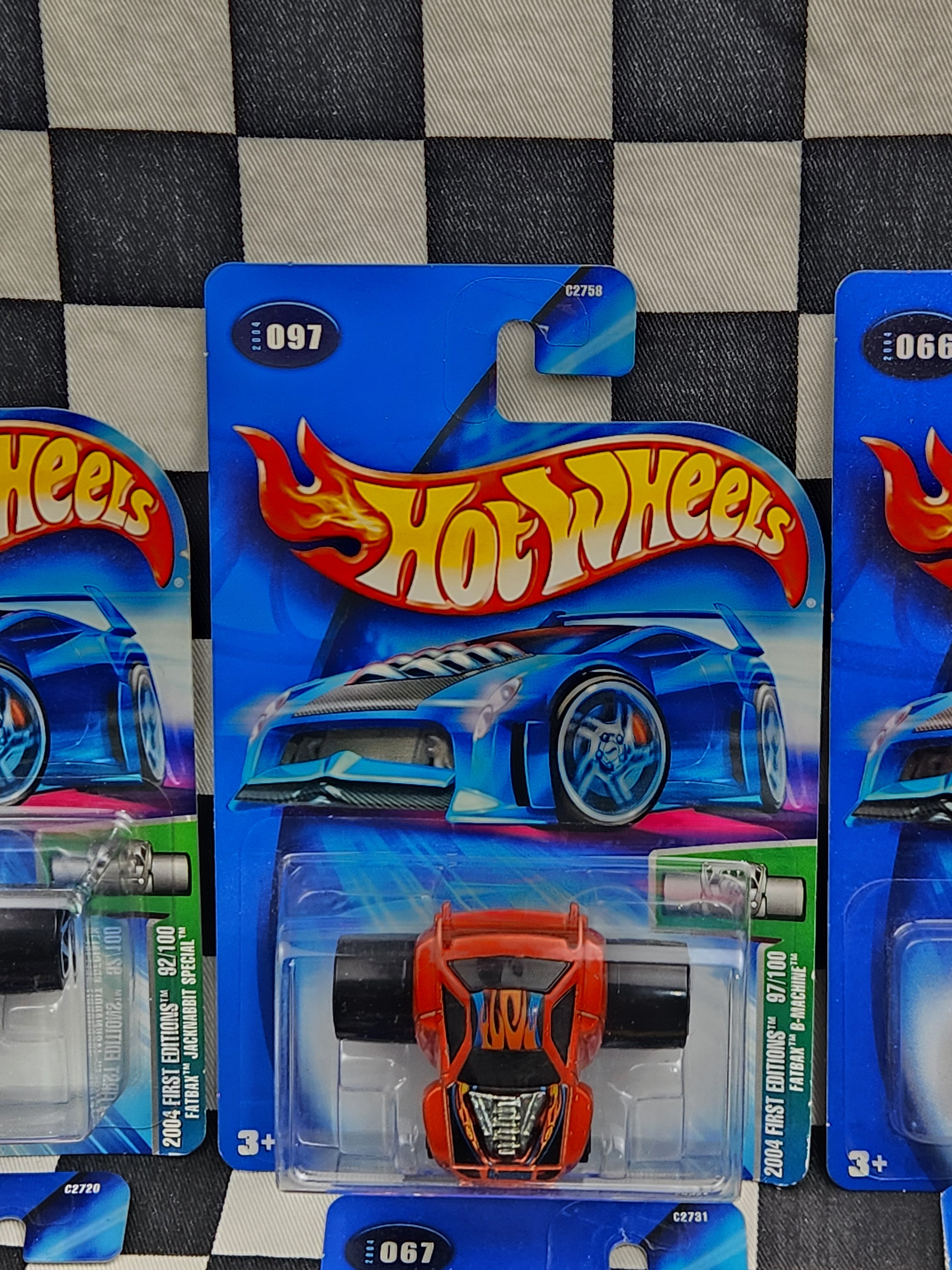 Hot Wheels 2004 First Editions Fatbax Set of 10 Cars plus Variation Colour