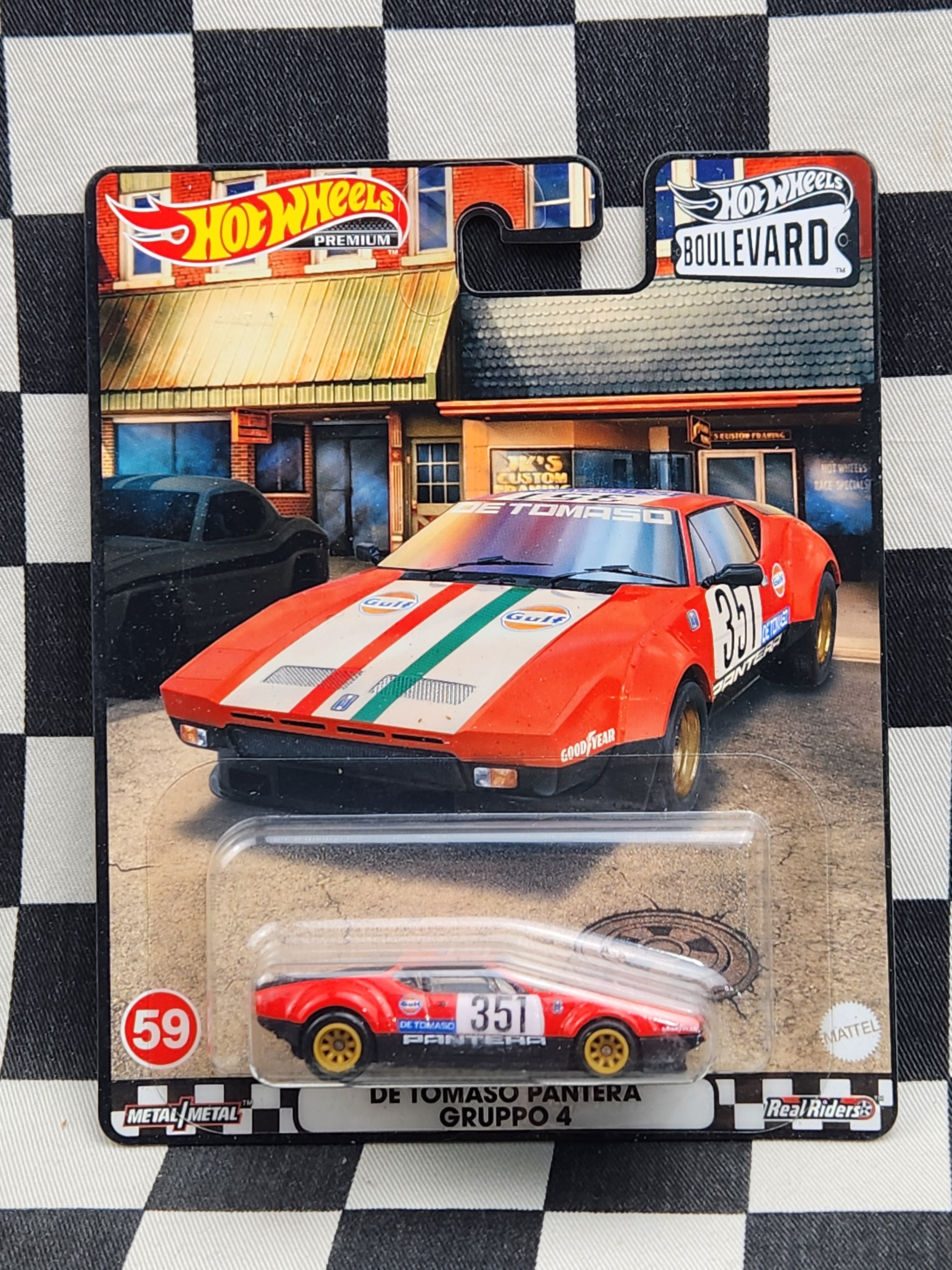 Hot Wheels Premium Boulevard #59 De Tomaso Pantera Gruppo 4