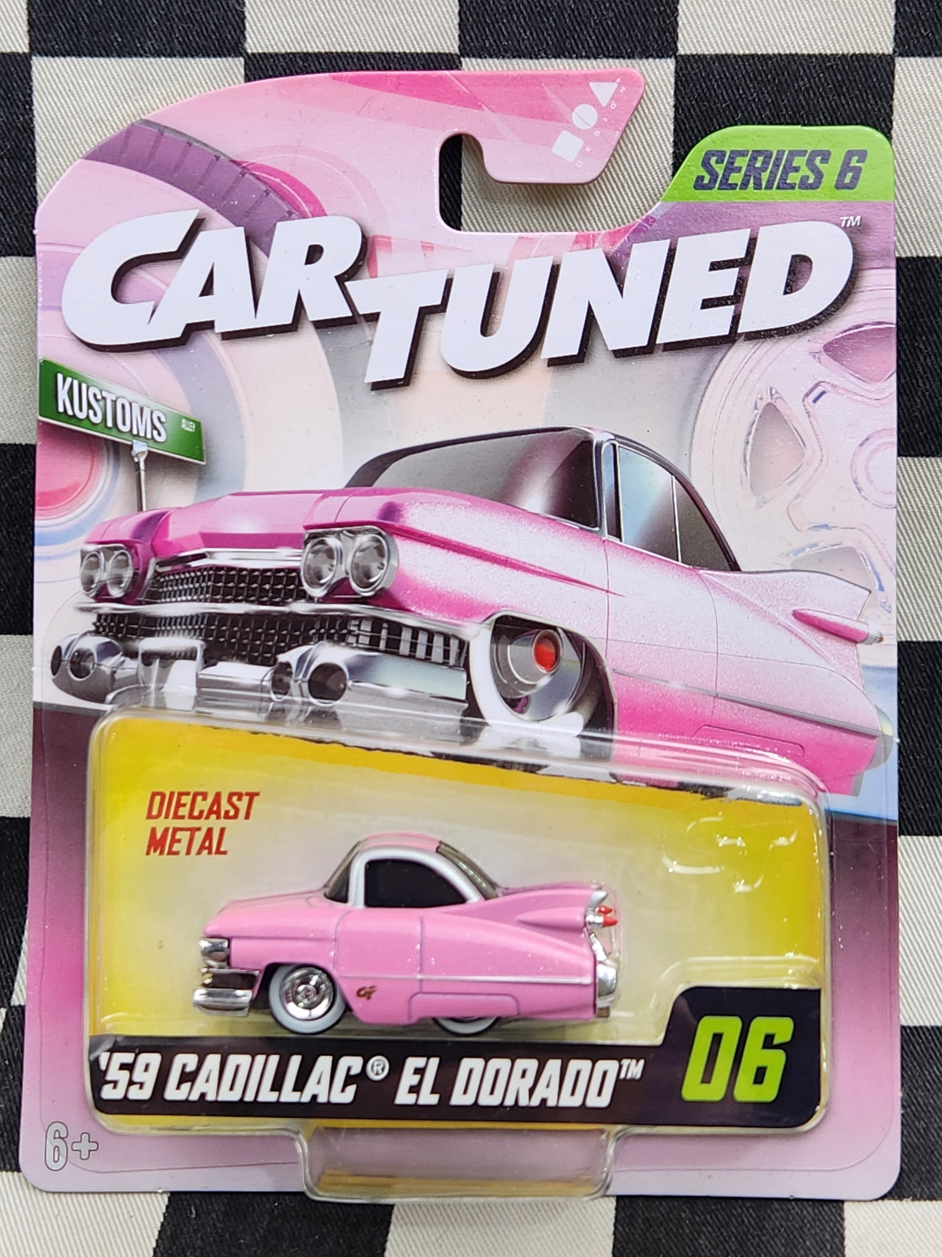Car Tuned Series 6 59 Cadillac Eldorado Pink HTF