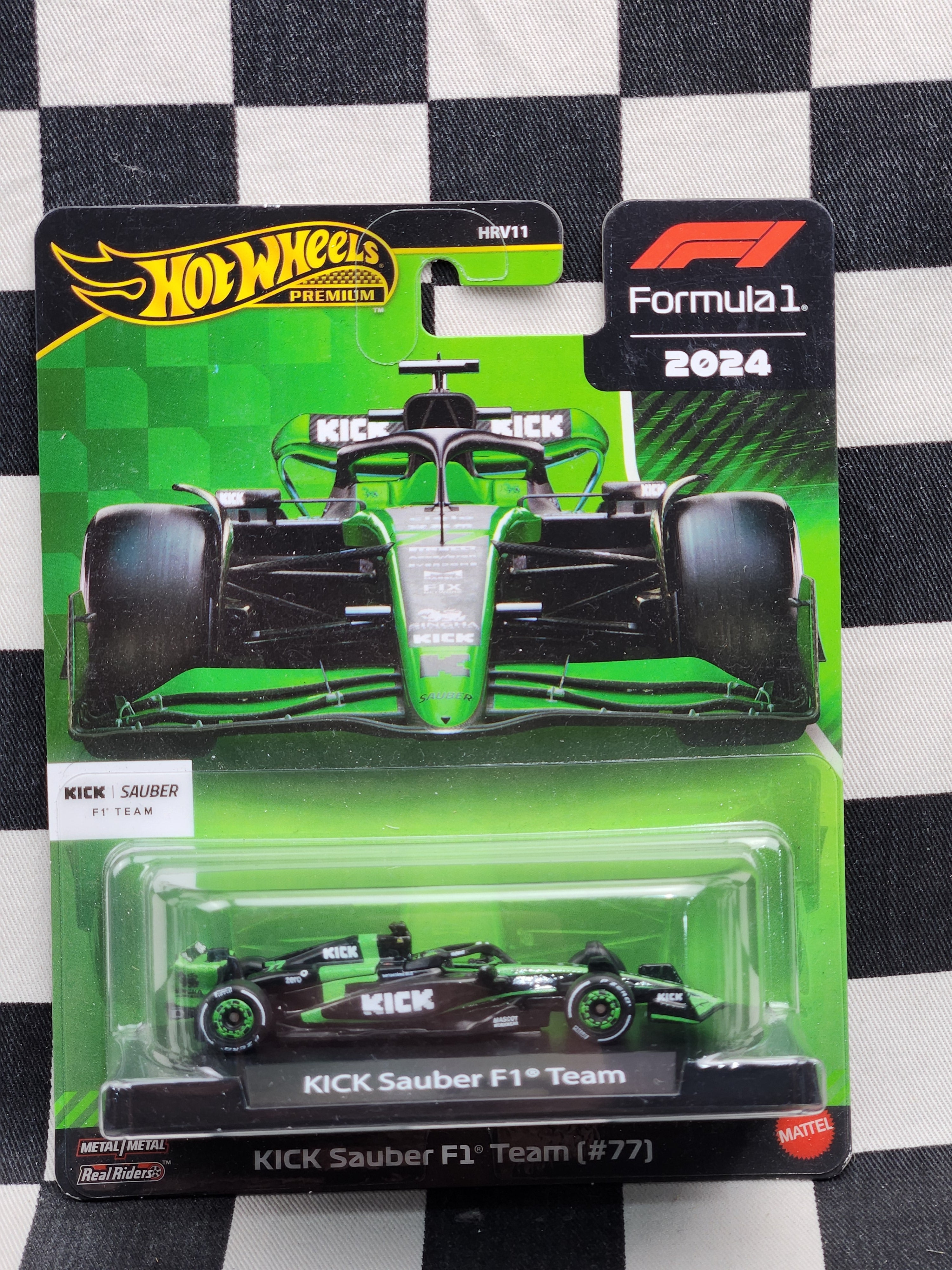 Hot Wheels 2024 Formula 1 Kick Sauber F1 Team #77