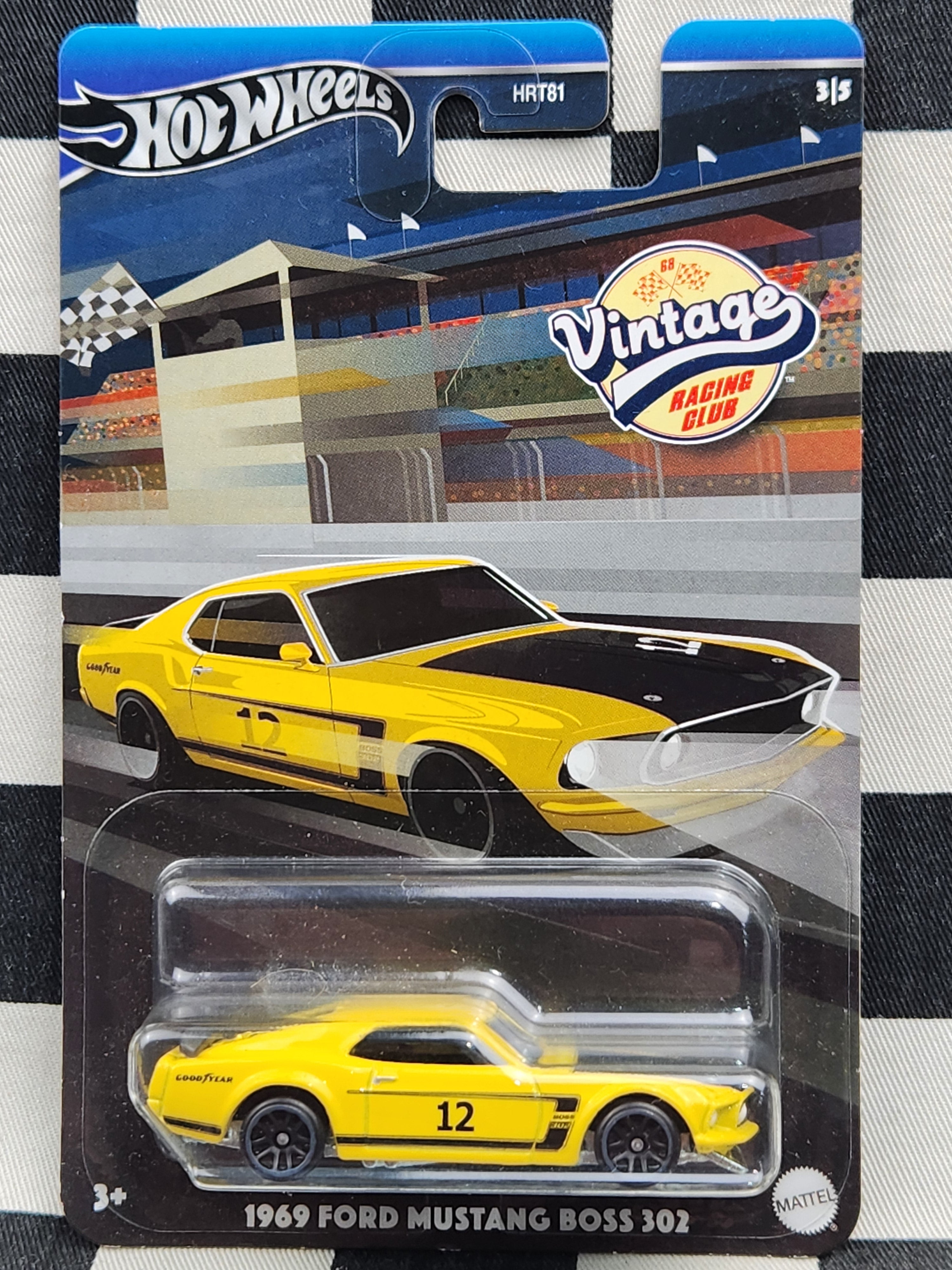 Hot Wheels Vintage Racing Club 1969 Ford Mustang Boss 302