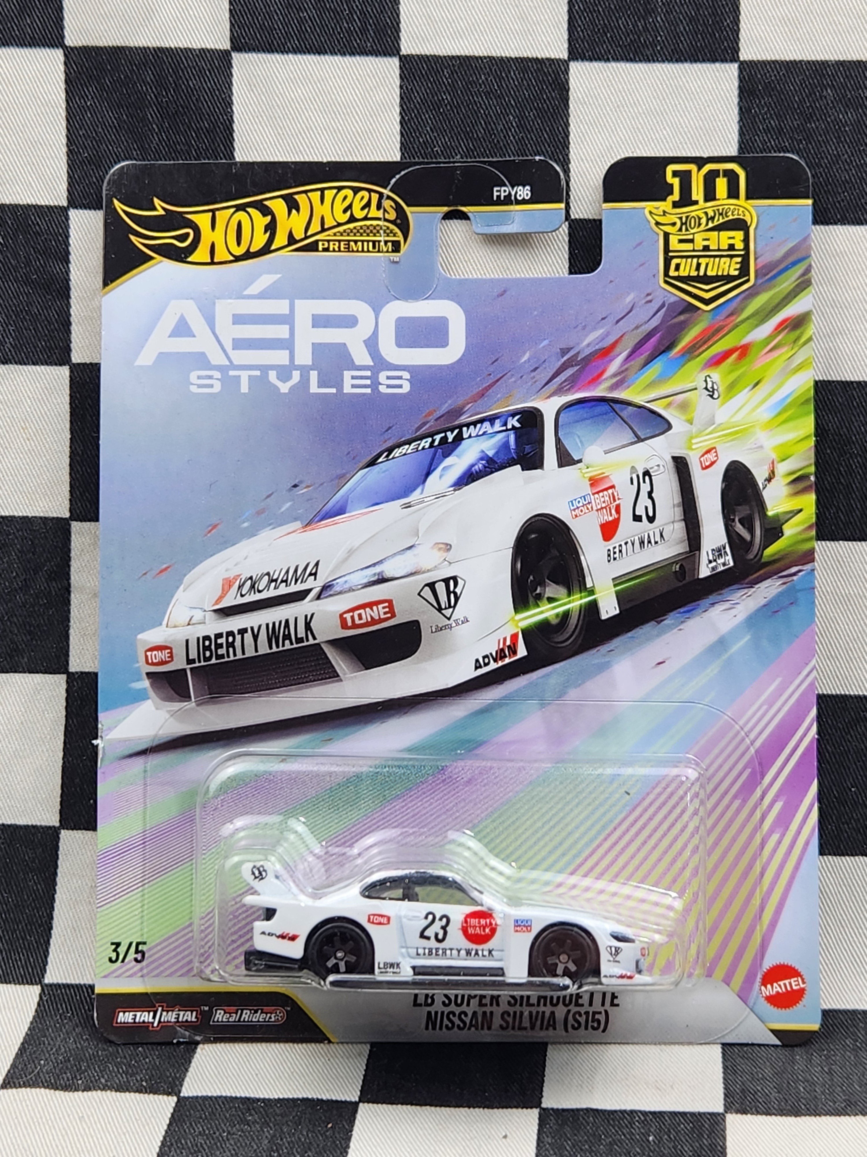 Hot Wheels Aero Styles LB Super Silhouette Nissan Silvia S15