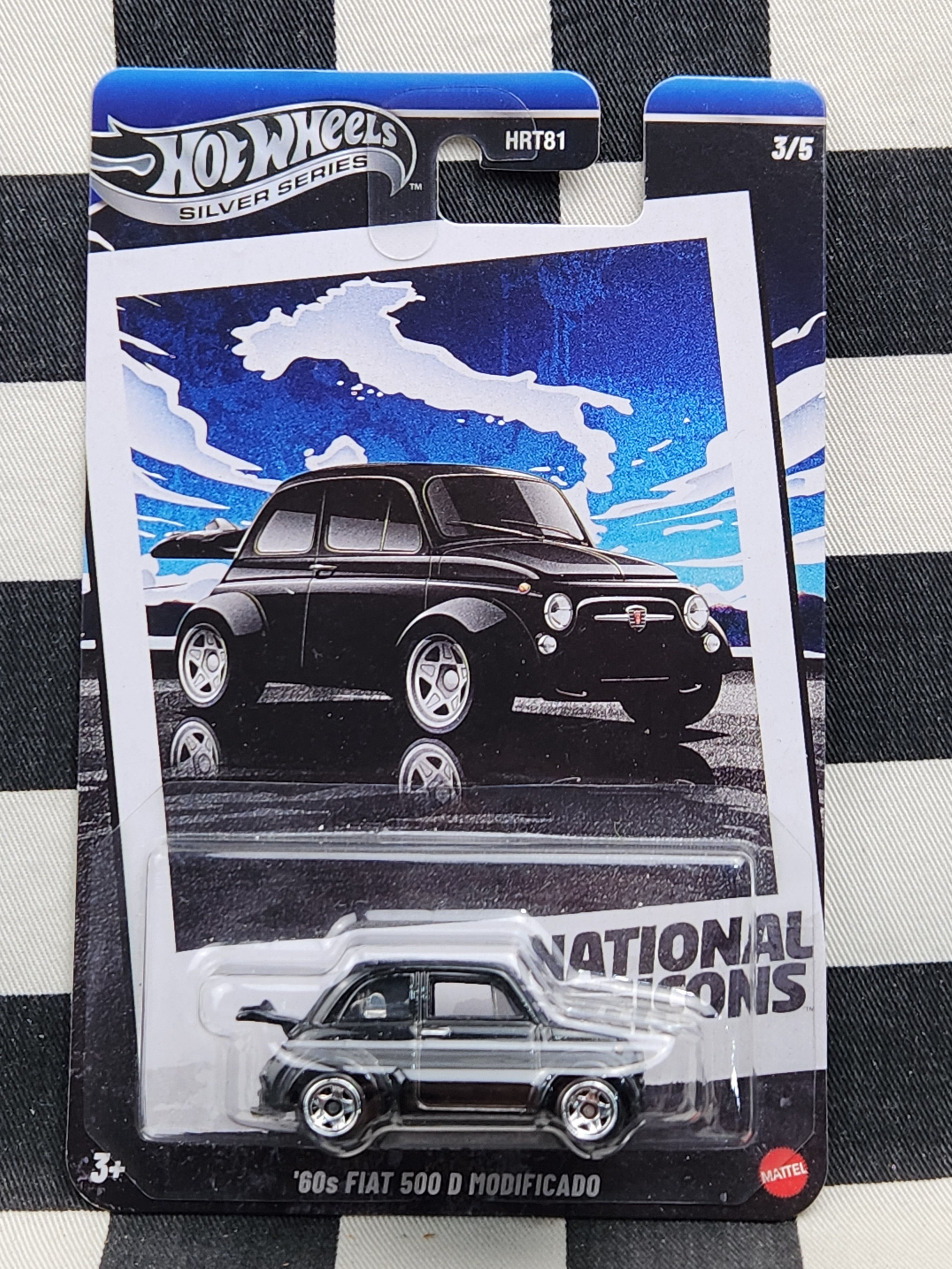 Hot Wheels Silver Series National Icons 60s Fiat 500 D Modificado