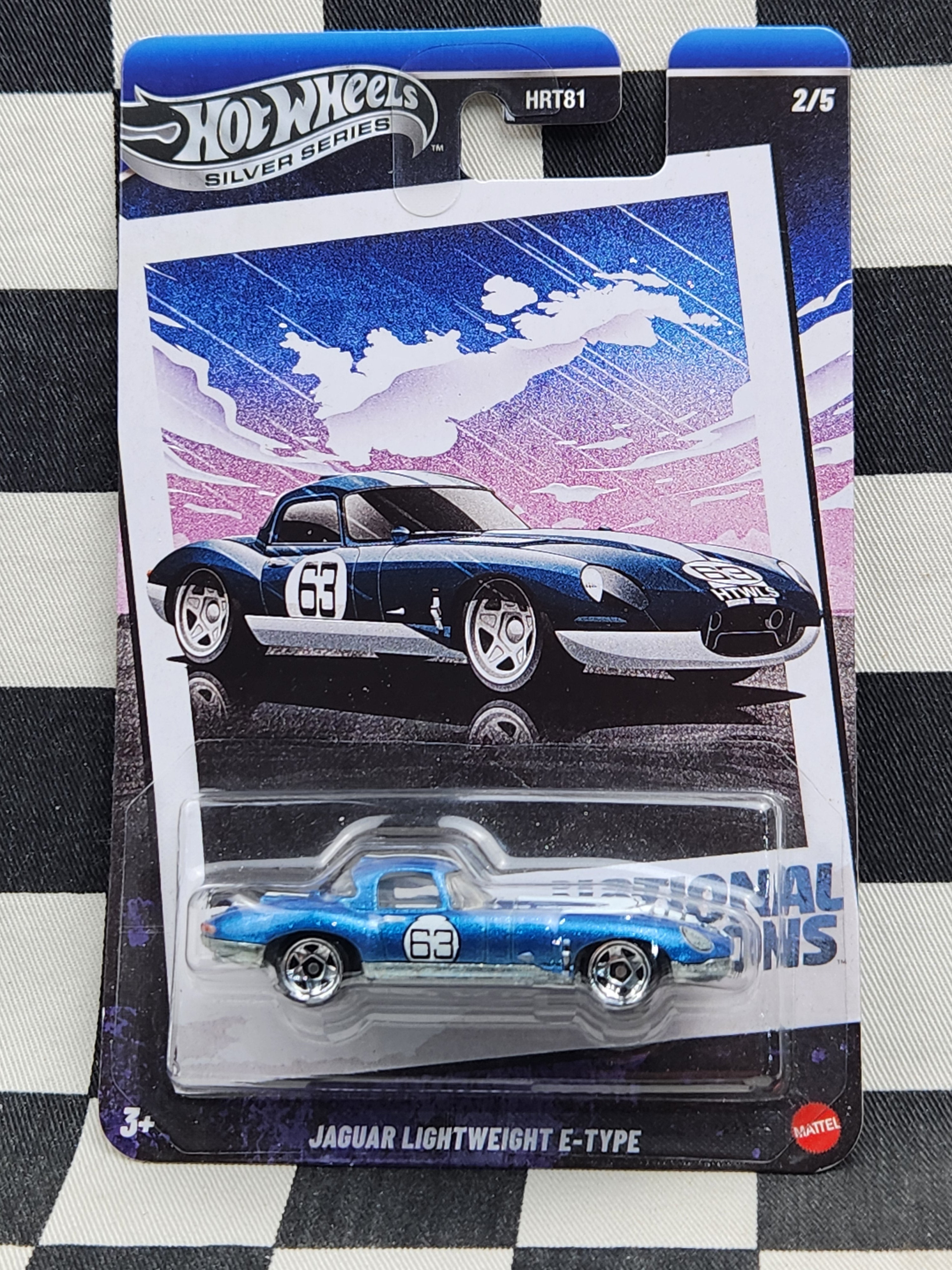 Hot Wheels Silver Series National Icons Jaguar Lightweight E Type