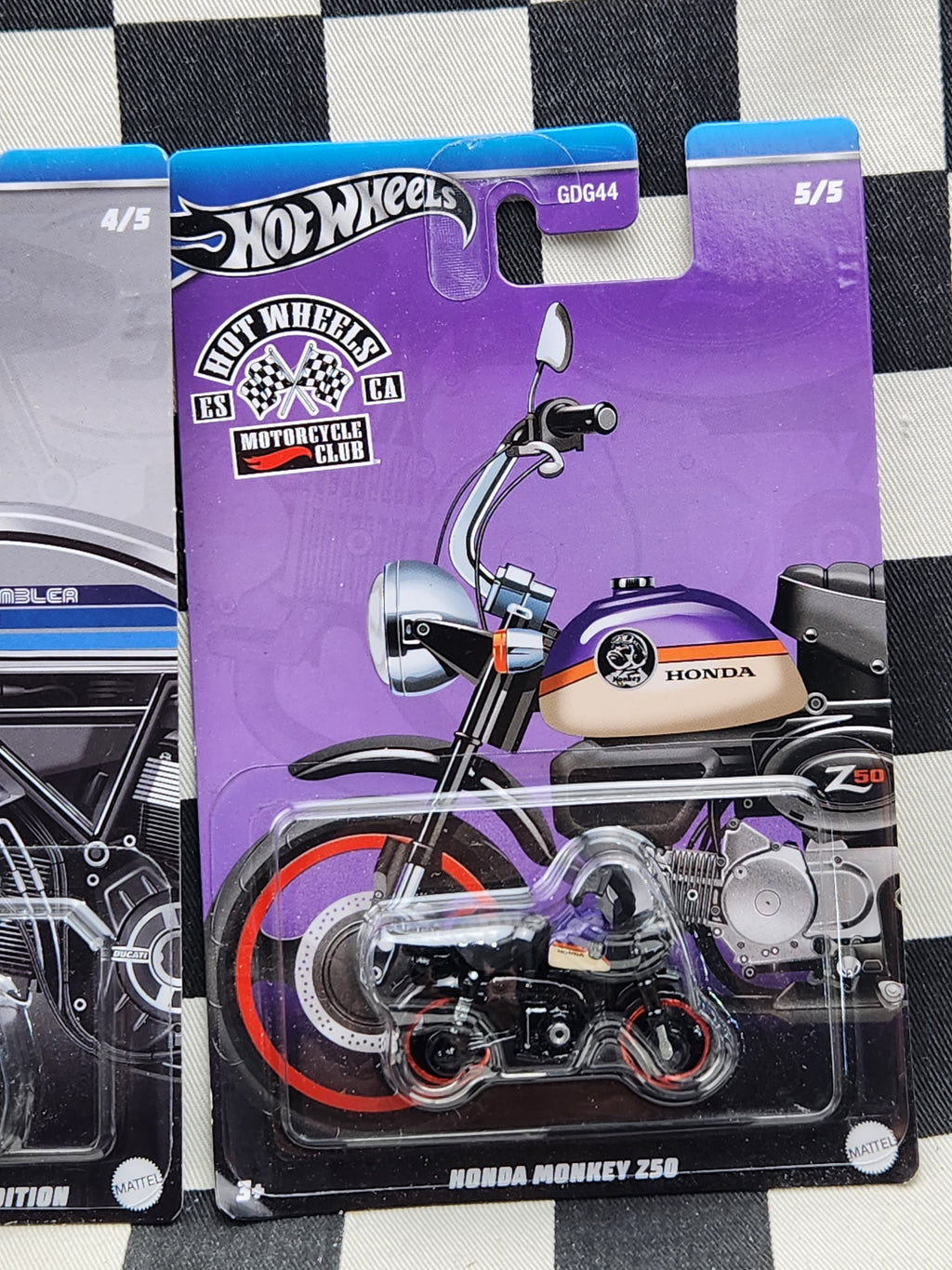 Hot Wheels Motorcycle Club Full Set of 5 BMW Honda Ducati Bad Bagger Harley