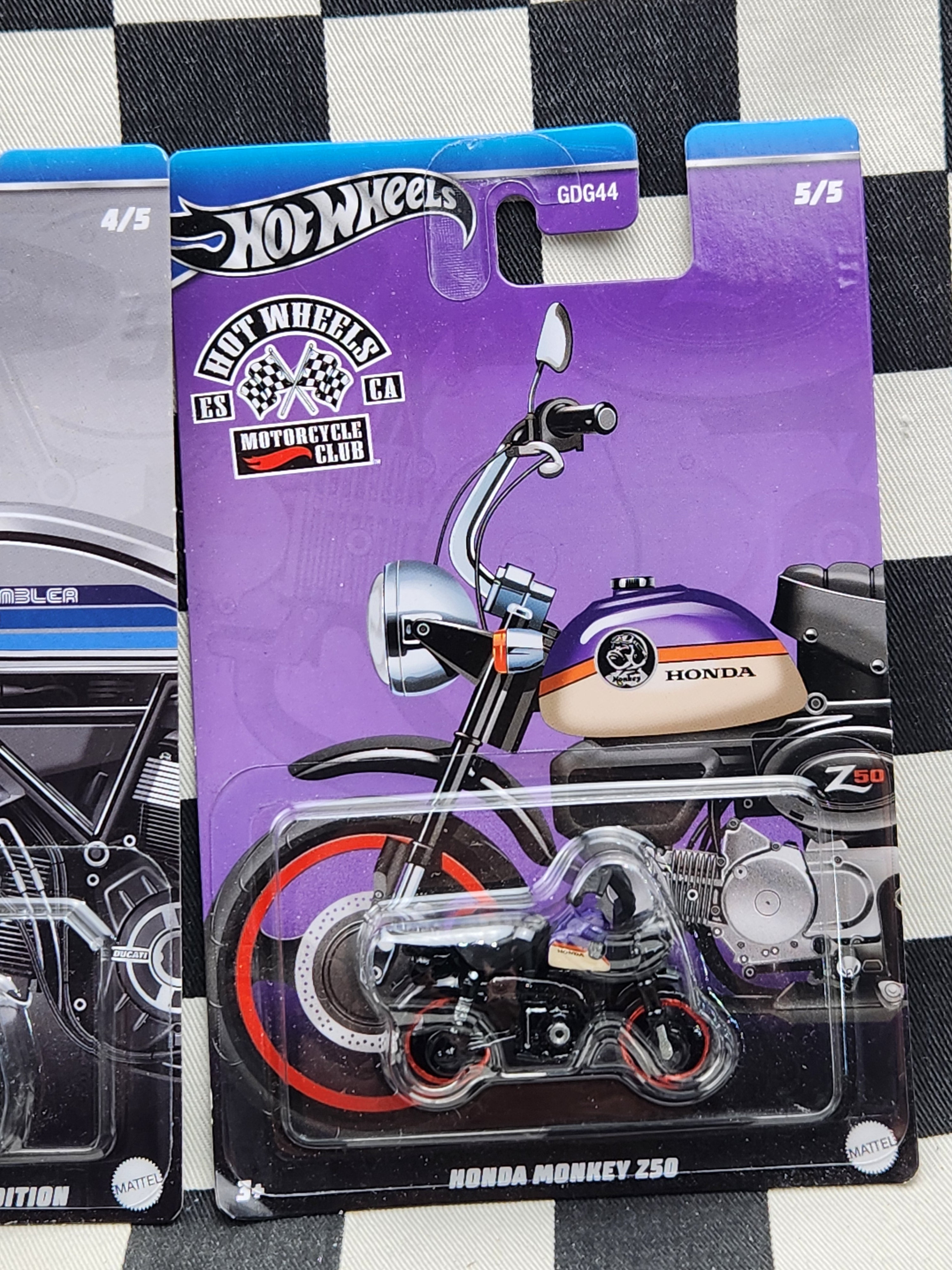 Hot Wheels Motorcycle Club Full Set of 5 BMW Honda Ducati Bad Bagger Harley