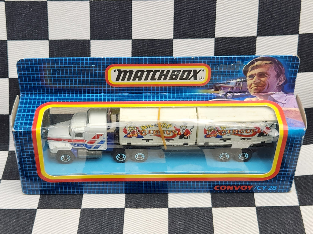 Matchbox Convoy CY28 Mack Container Truck Big Top Circus