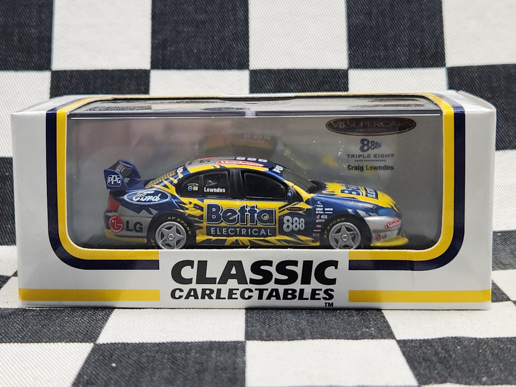 Classic Carlectables 1:64 Ford BA Falcon Betta Electrical 888 Craig Lowndes