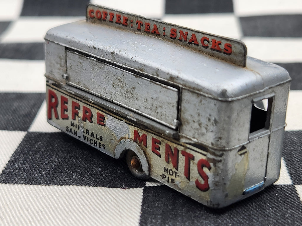 Vintage Loose Matchbox Lesney Mobile Canteen Blue Base