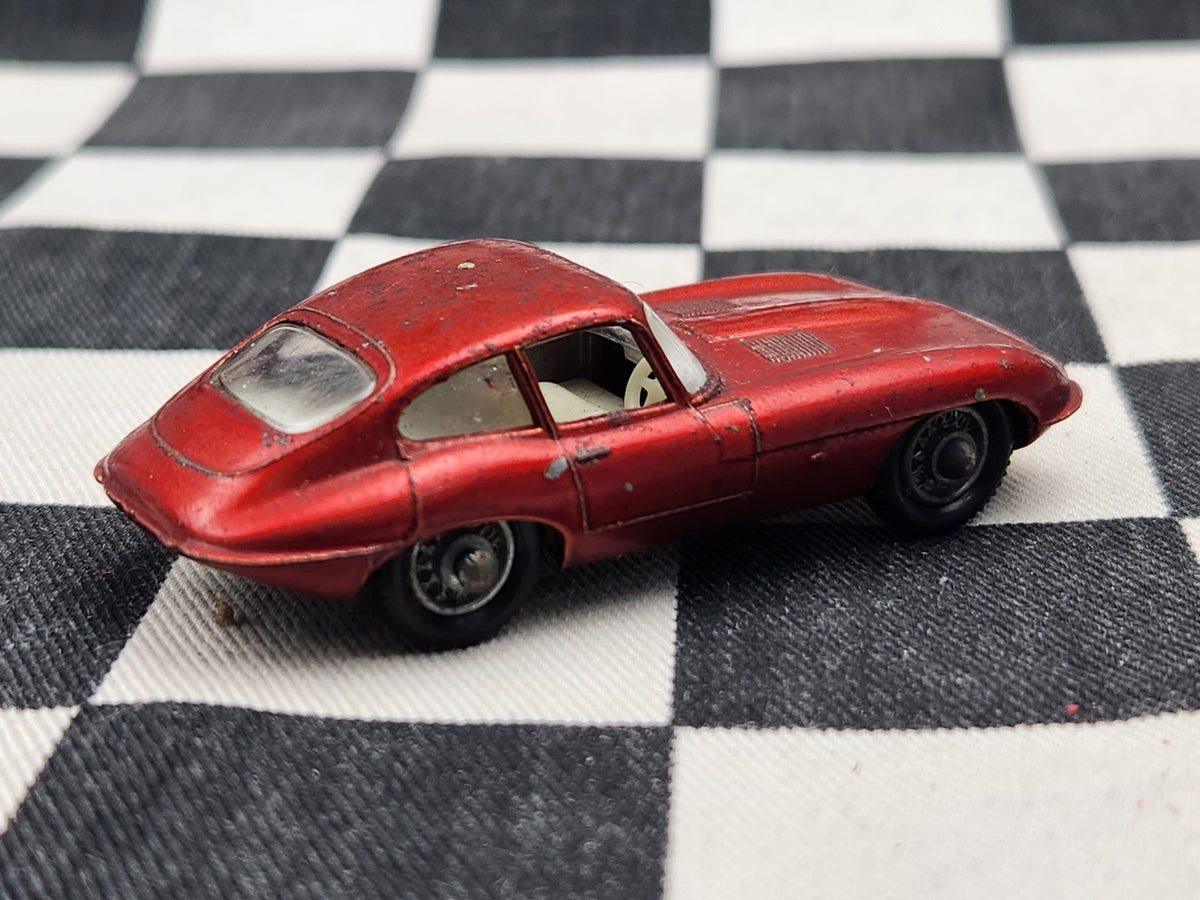 Vintage Loose Matchbox Lesney E Type Jaguar Red
