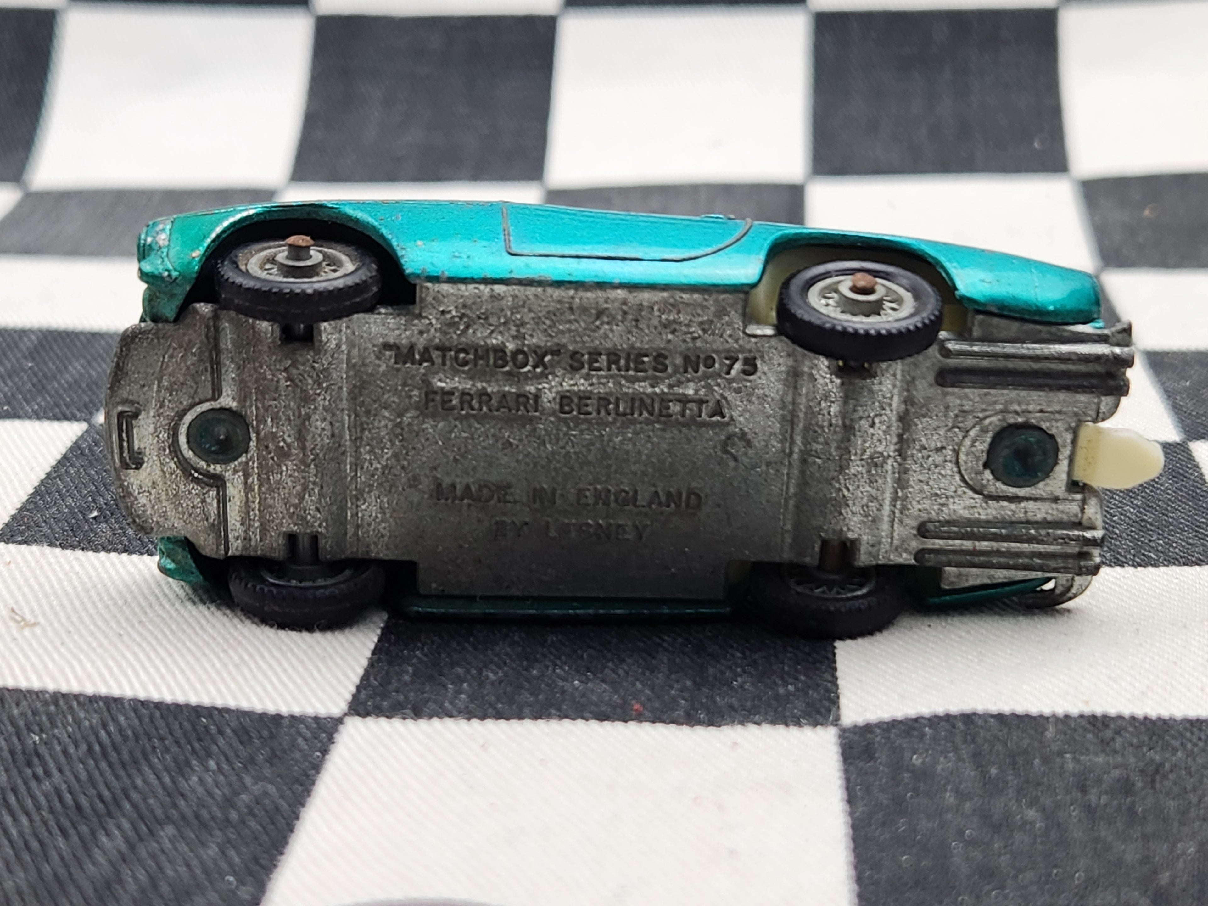 Vintage Loose Matchbox Lesney Ferrari Berlinetta Green