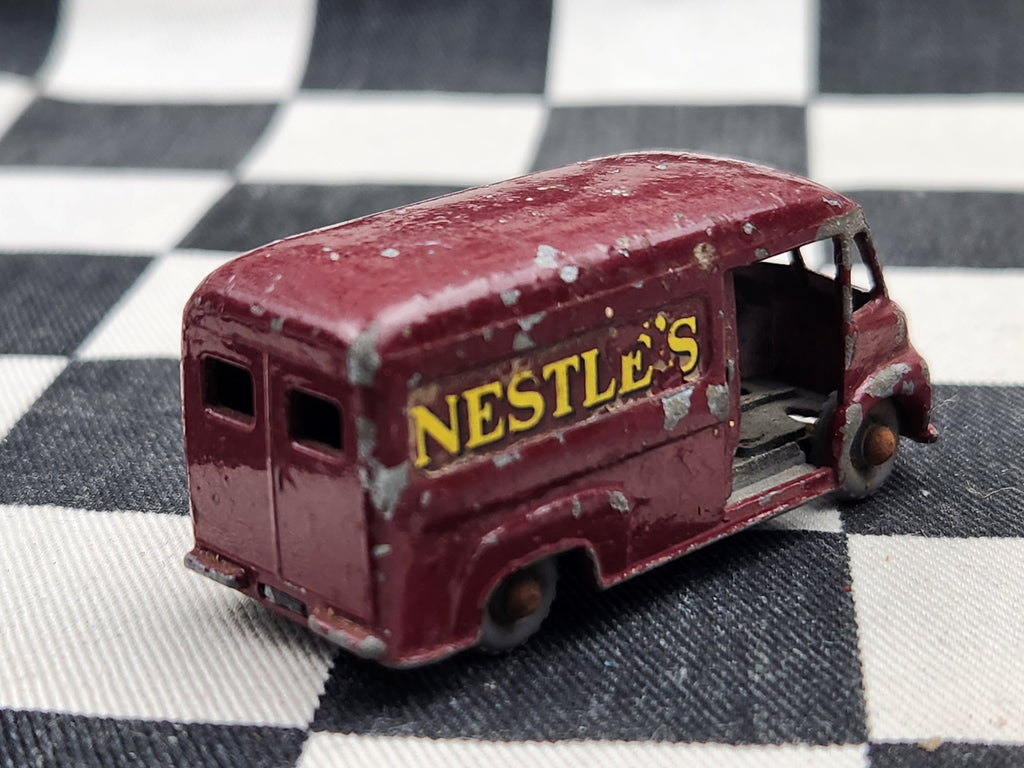 Vintage Loose Matchbox Lesney Nestle's Comer 30 CWT Van Maroon
