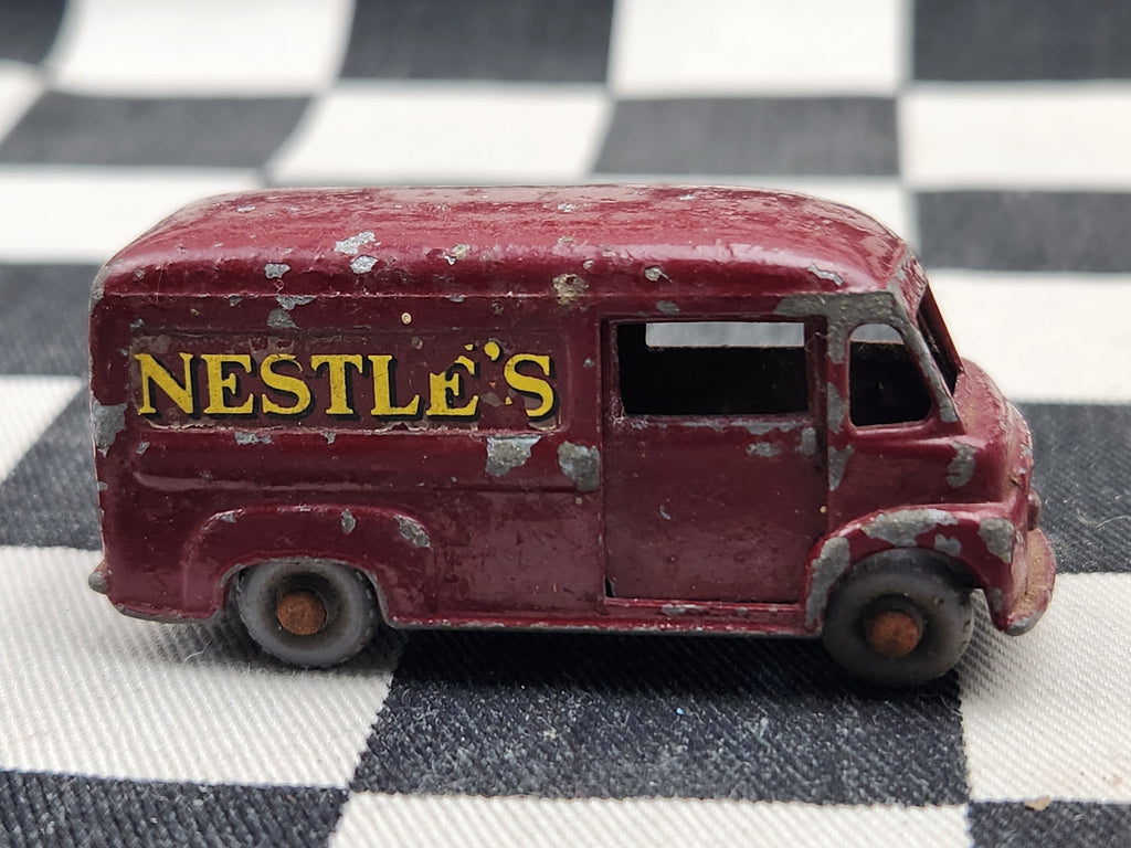 Vintage Loose Matchbox Lesney Nestle's Comer 30 CWT Van Maroon