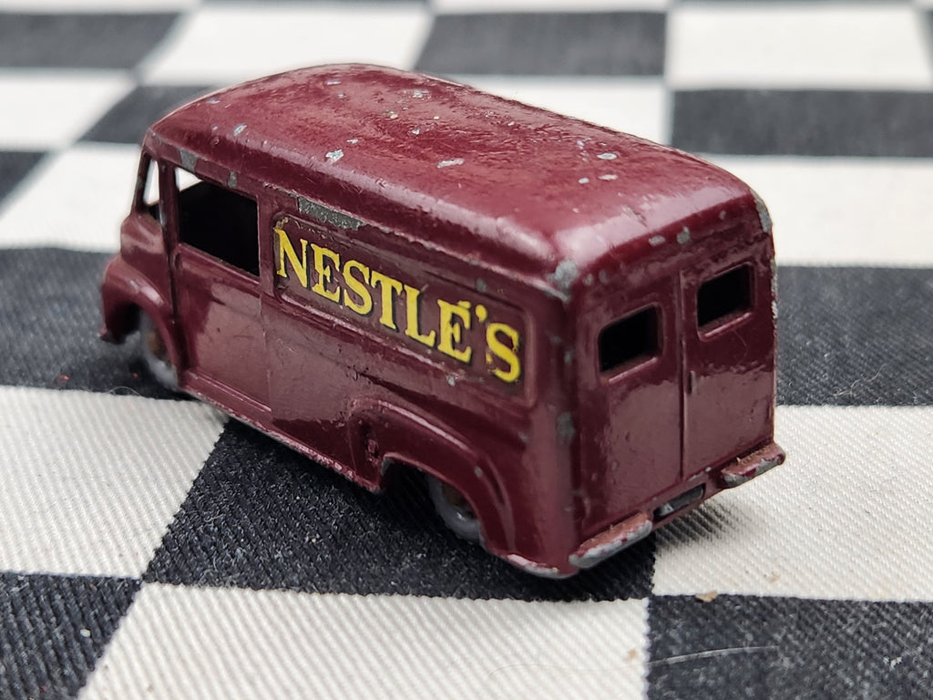 Vintage Loose Matchbox Lesney Nestle's Comer 30 CWT Van Maroon