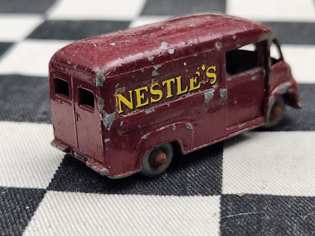 Vintage Loose Matchbox Lesney Nestle's Comer 30 CWT Van Maroon