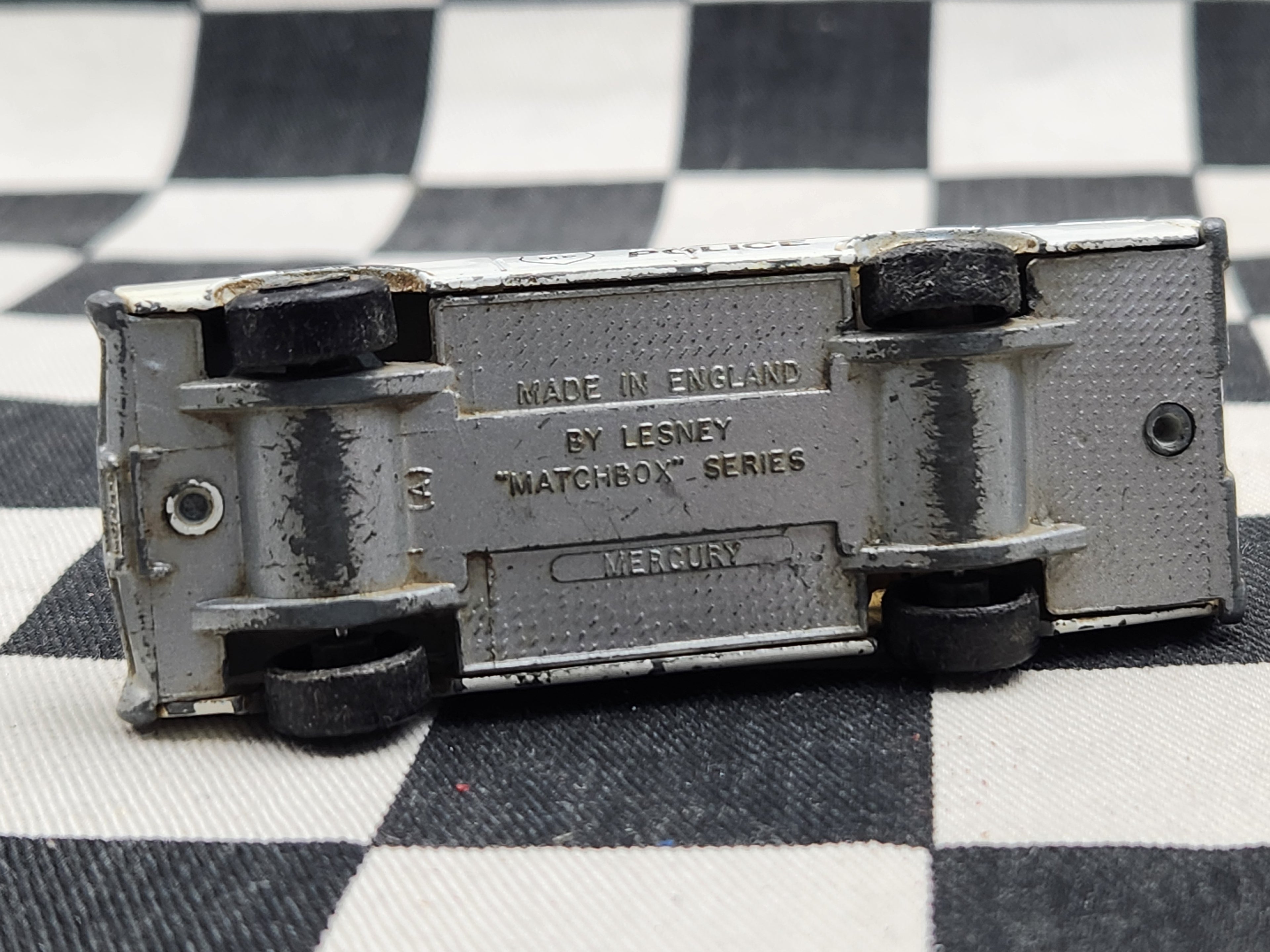 Vintage Loose Matchbox Lesney Mercury Police Car
