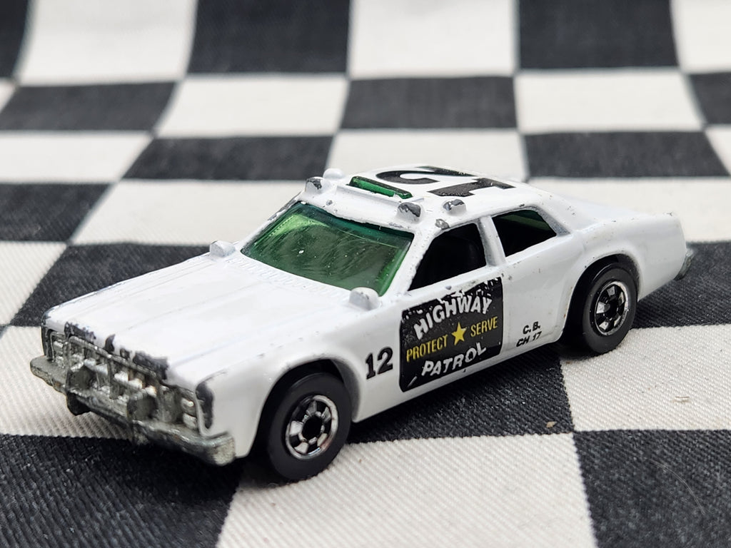 Vintage Loose Hot Wheels Dodge Monaco Sherrif Patrol Police Car