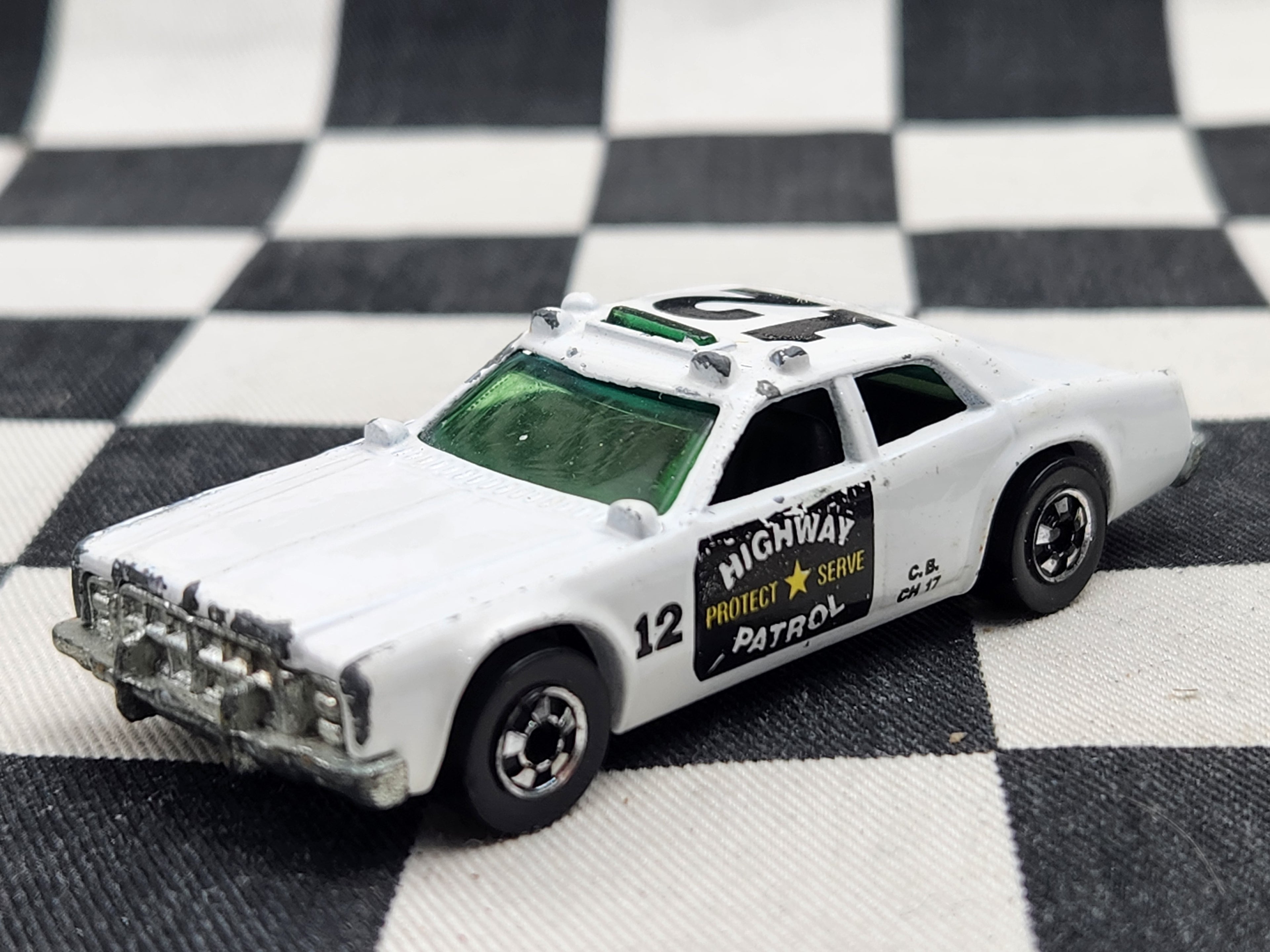Vintage Loose Hot Wheels Dodge Monaco Sherrif Patrol Police Car