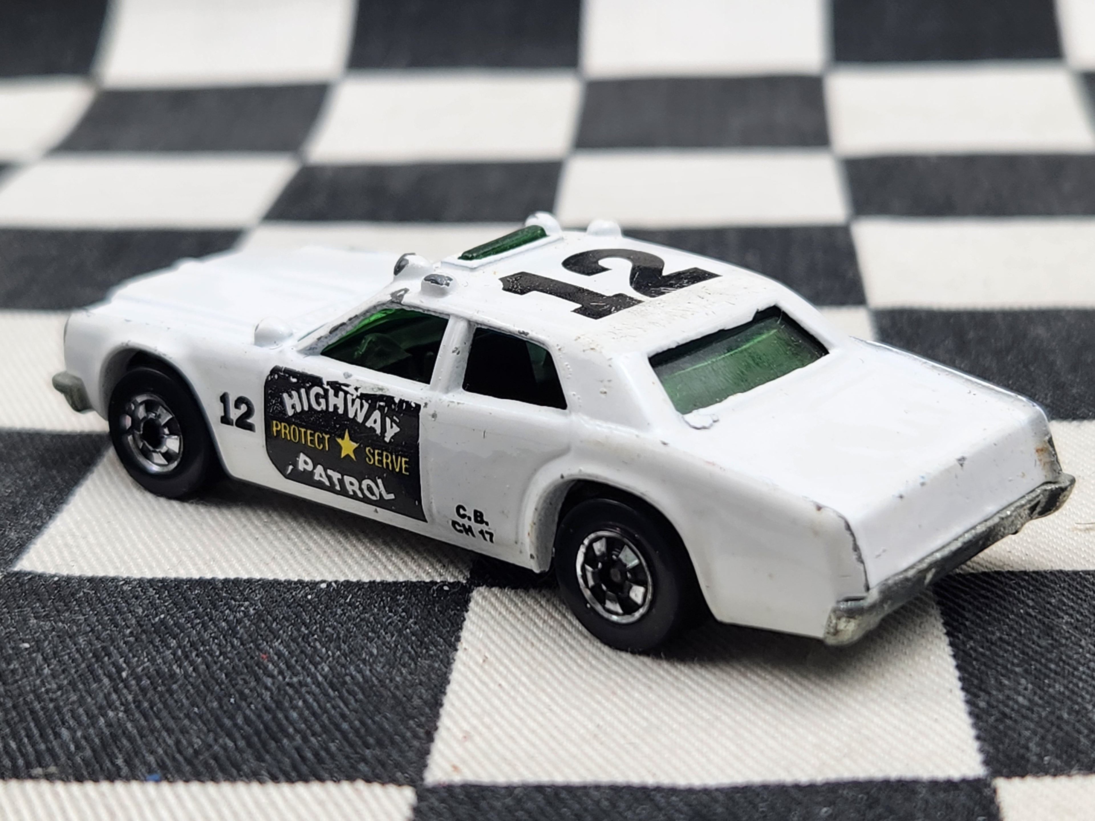 Vintage Loose Hot Wheels Dodge Monaco Sherrif Patrol Police Car