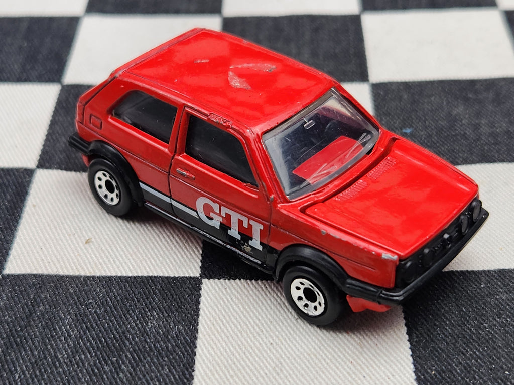 Vintage Loose Matchbox Volkswagen Golf GTi Red