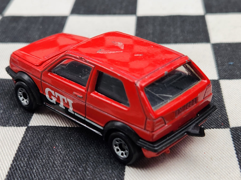 Vintage Loose Matchbox Volkswagen Golf GTi Red