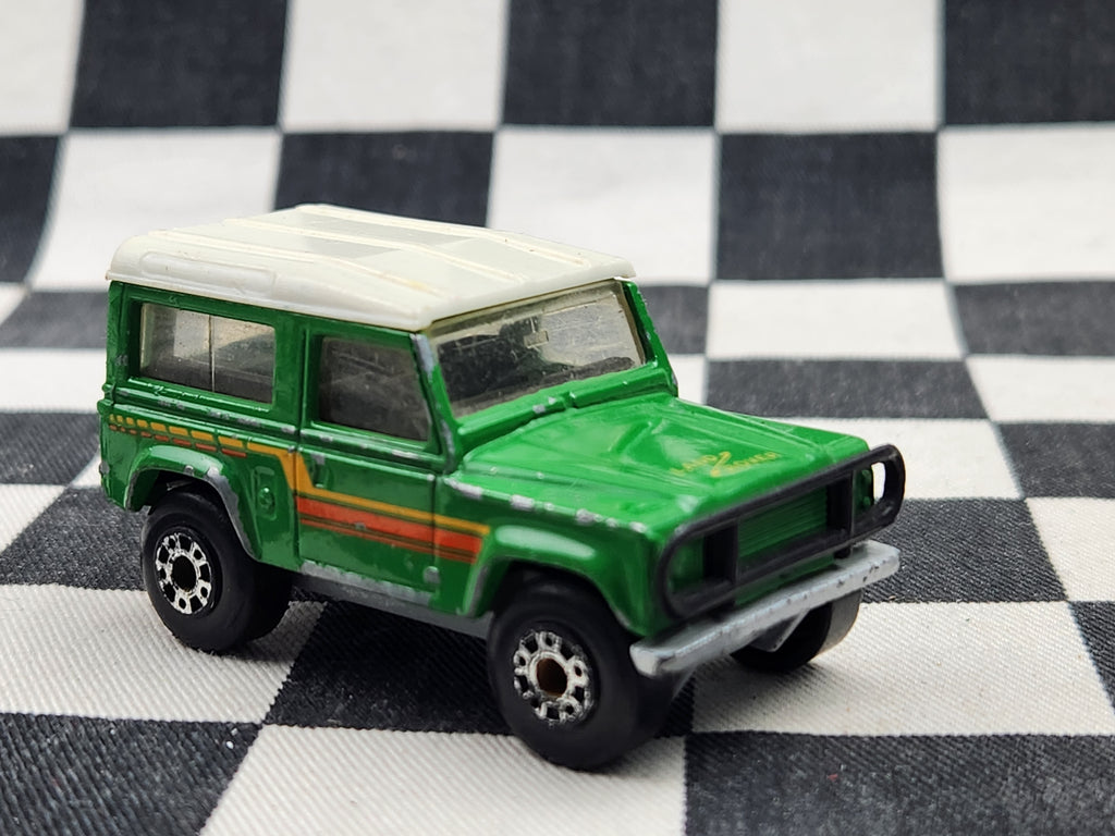 Vintage Loose Matchbox Land Rover Ninety Green