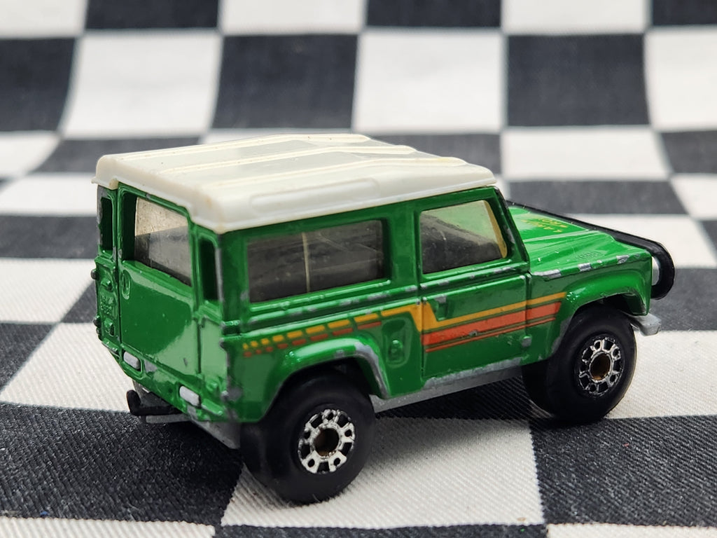 Vintage Loose Matchbox Land Rover Ninety Green
