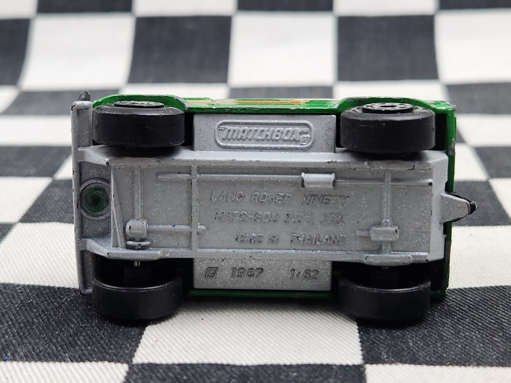 Vintage Loose Matchbox Land Rover Ninety Green