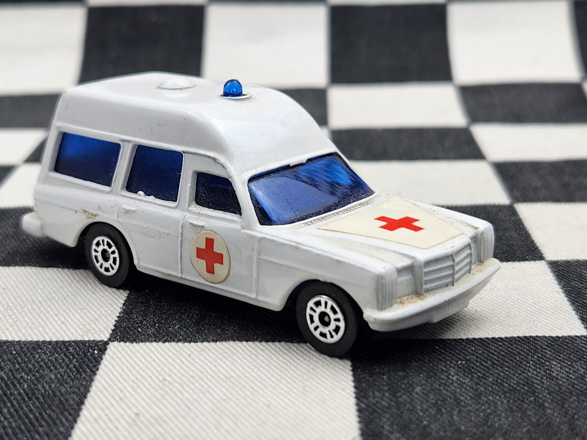 Vintage Loose Corgi Juniors Mercedes Benz 2200 Binz Ambulance