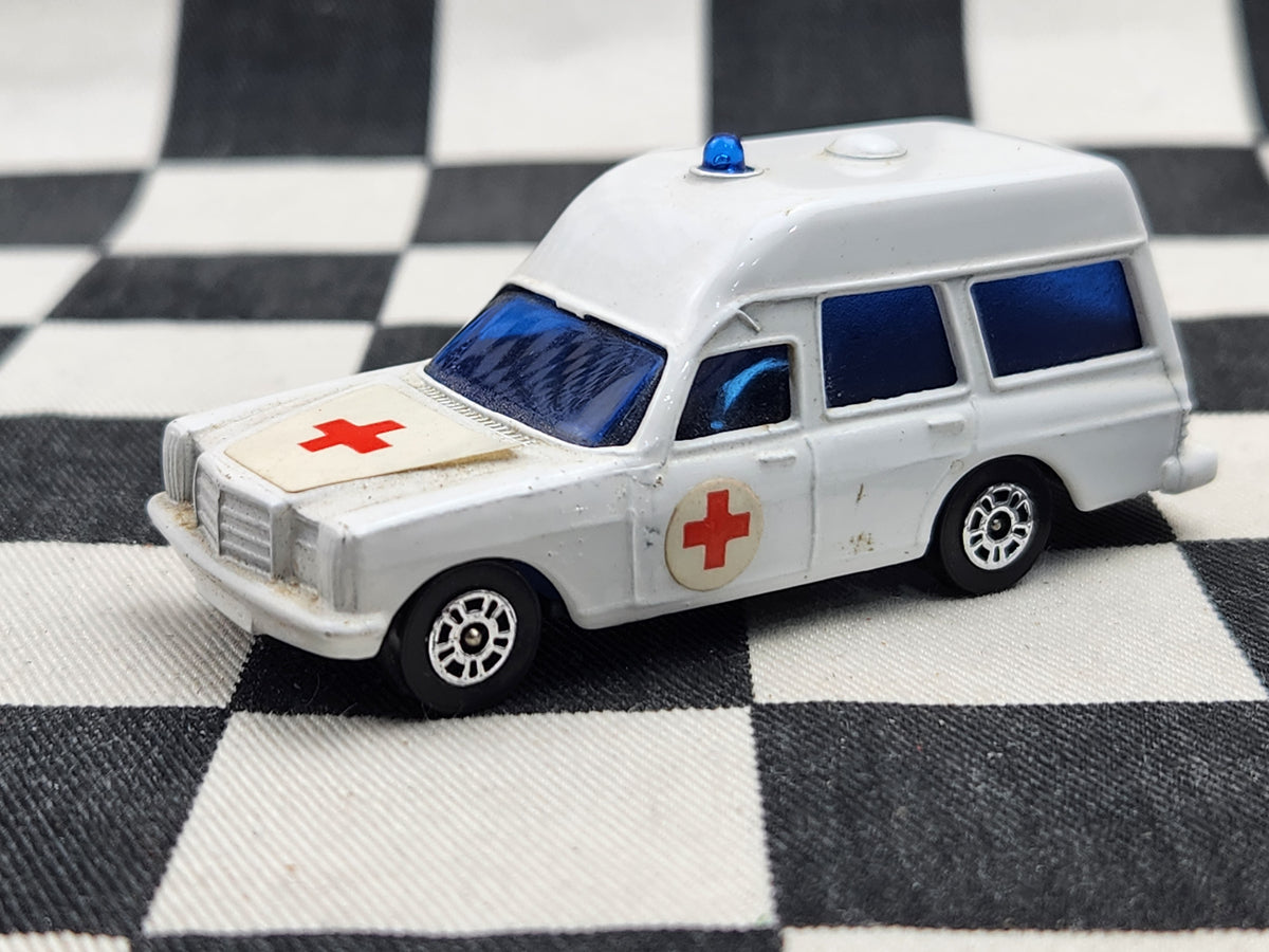 Vintage Loose Corgi Juniors Mercedes Benz 2200 Binz Ambulance