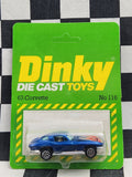 Dinky 1:64 #116 Carded 63 Corvette Rare!