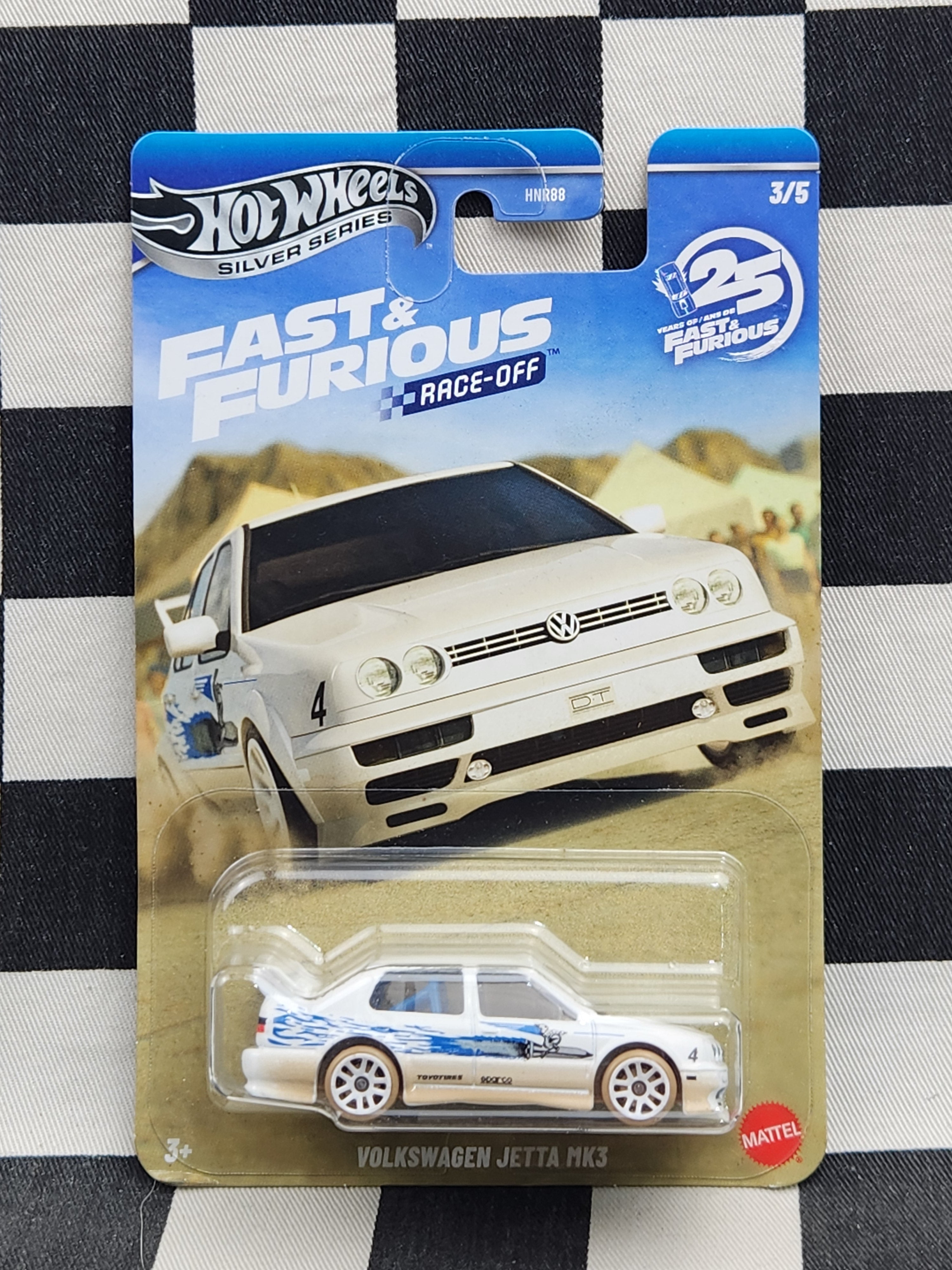 Hot Wheels Silver Series Fast & Furious Race Off Volkswagen Jetta MK 3