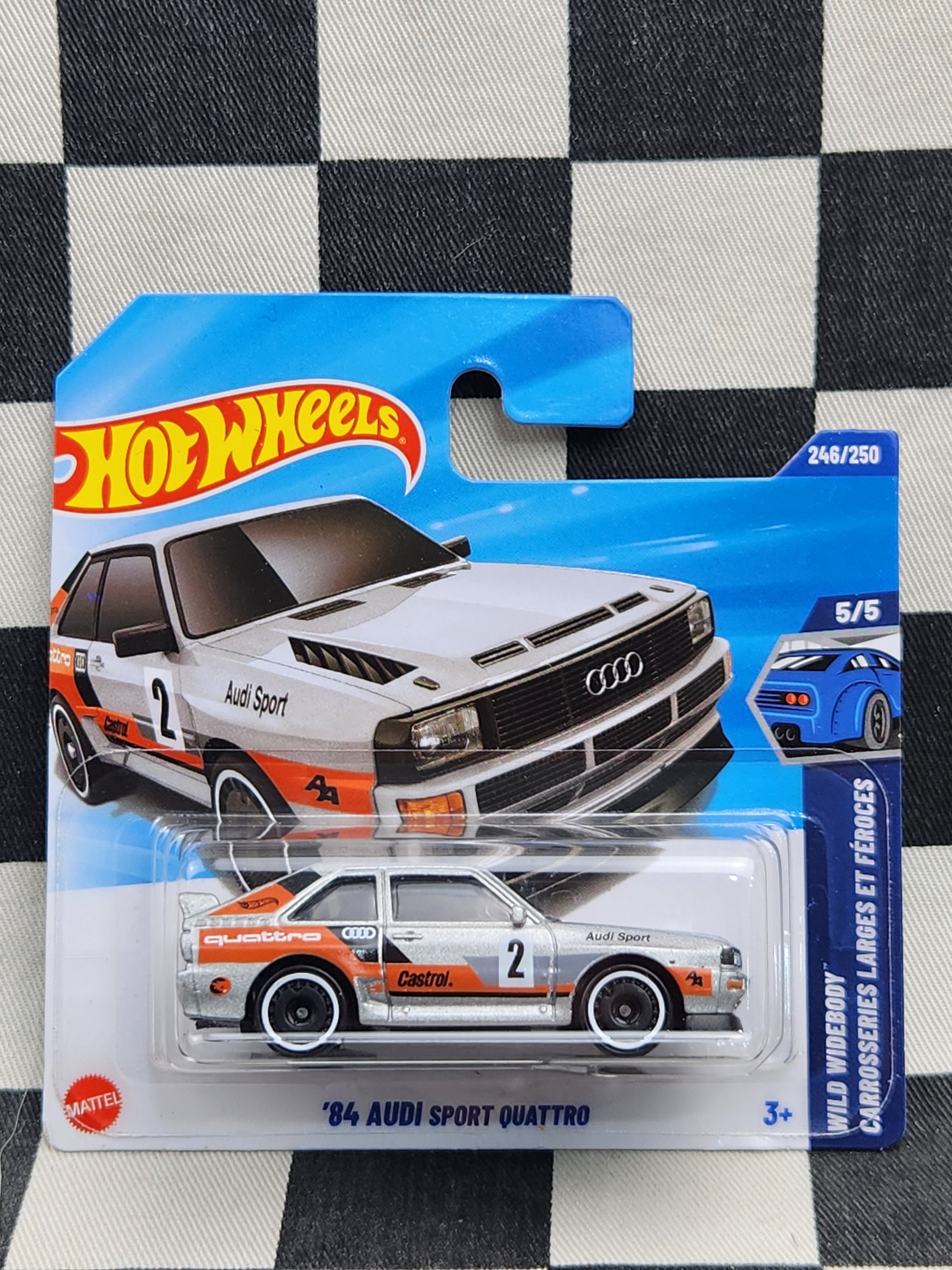 Hot Wheels 2025 Wild Widebody TREASURE HUNT 84 Audi Sport Quattro SC