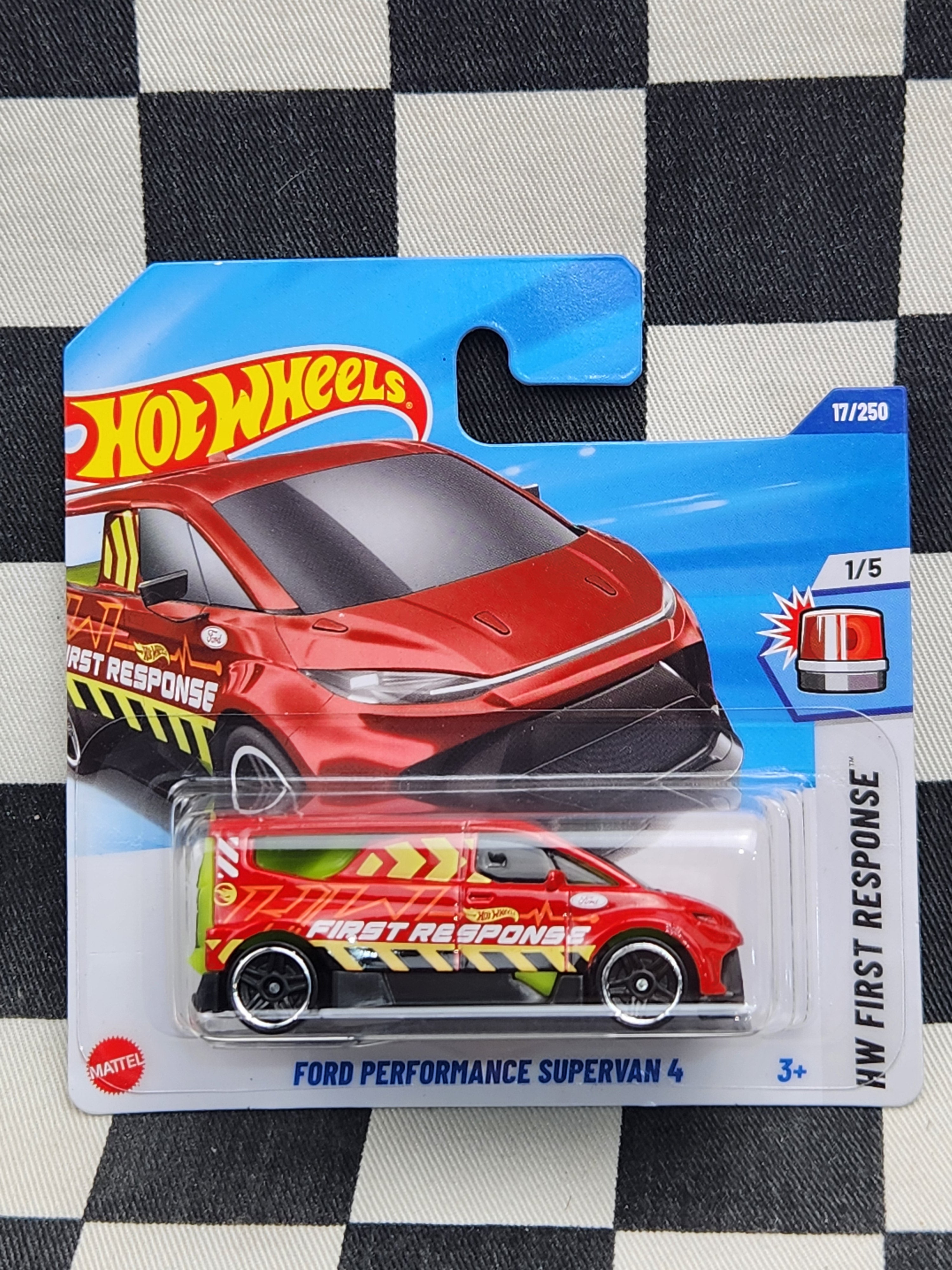 Hot Wheels 2025 First Response TREASURE HUNT Ford Performance Supervan 4 SC