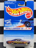 Hot Wheels 1996 First Edition International Card Variation 65 Impala Lowrider
