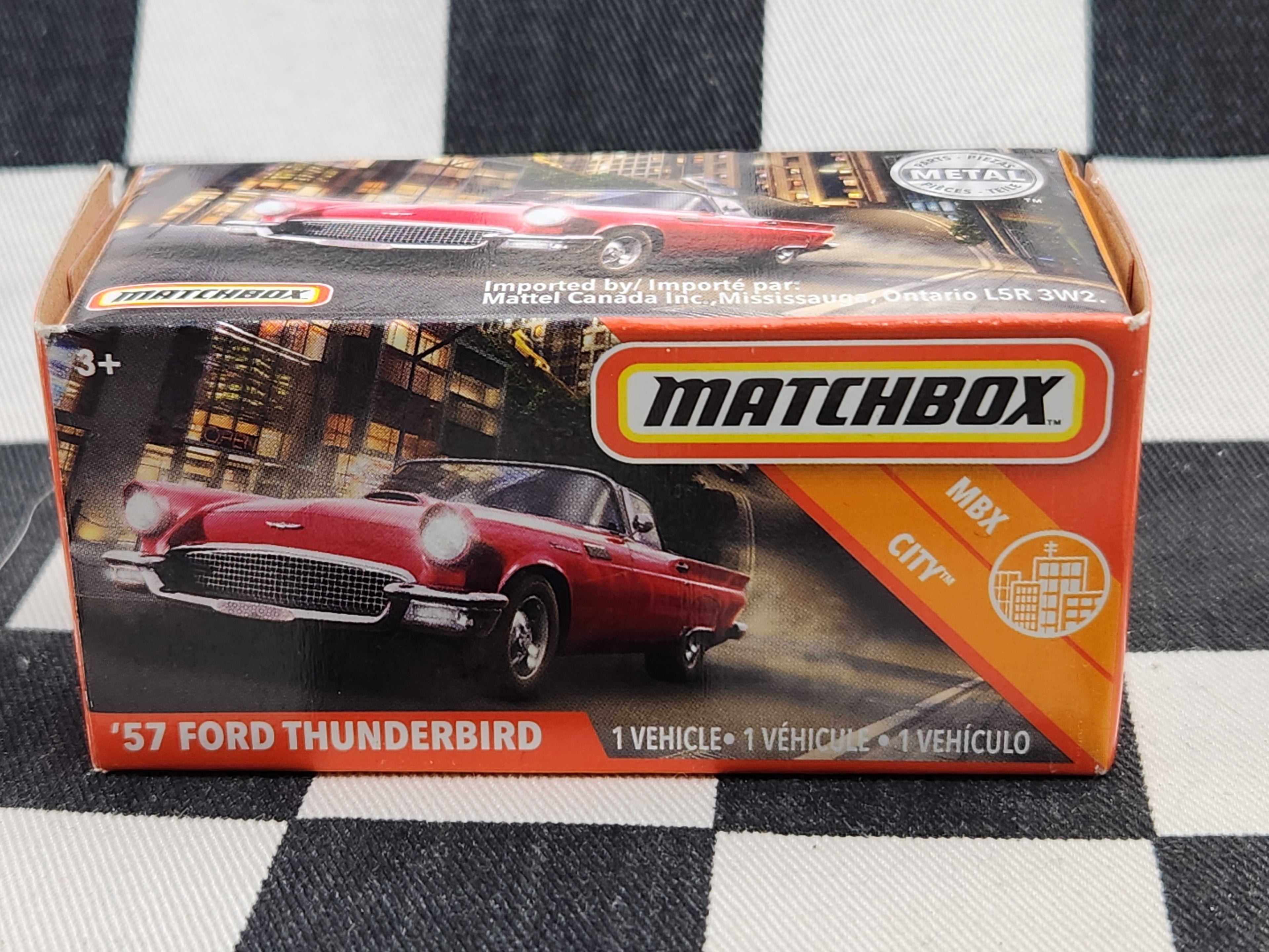 Matchbox Power Grab 1957 Ford Thunderbird Red