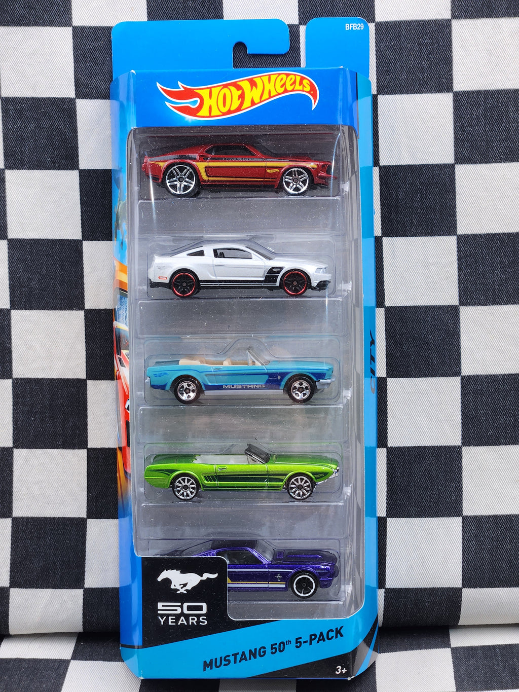 Hot Wheels Mustang 50th Anniversary 5 Pack Exclusive Cars