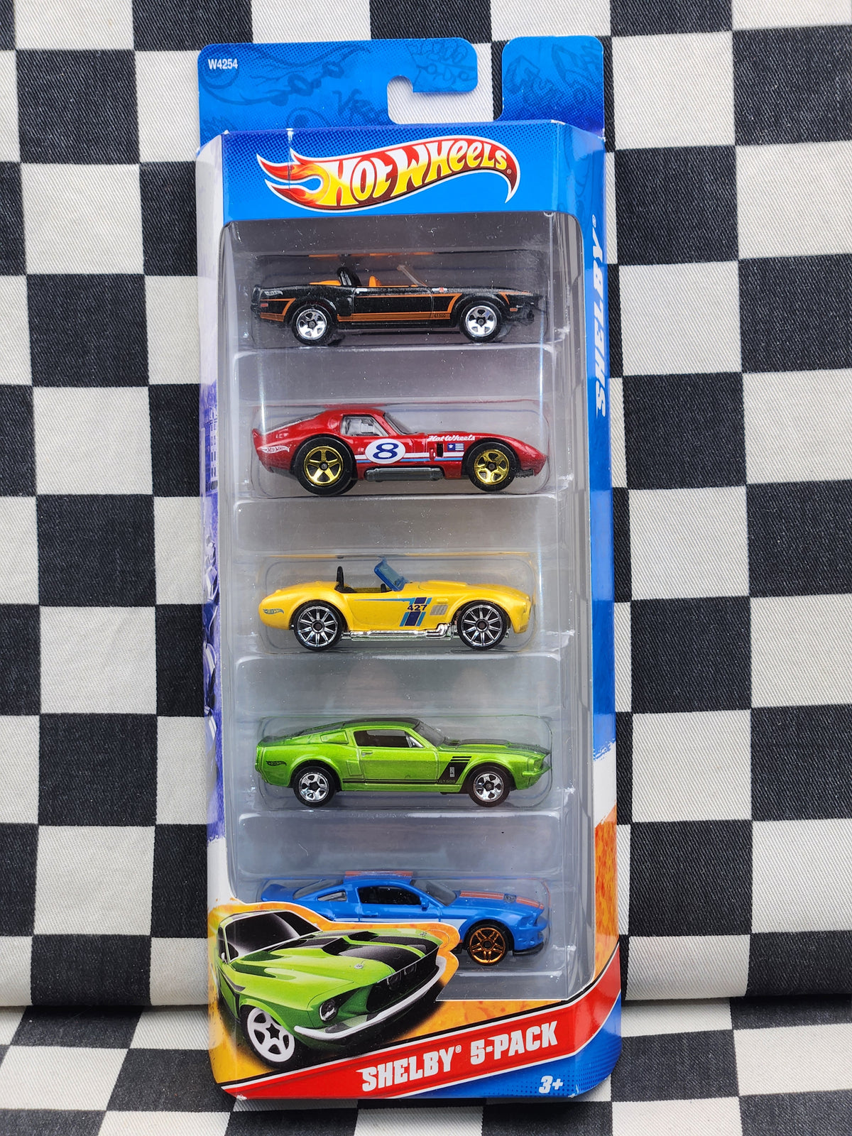 Hot Wheels Shelby  5 Pack Exclusive Cars Mustang Cobra Daytona